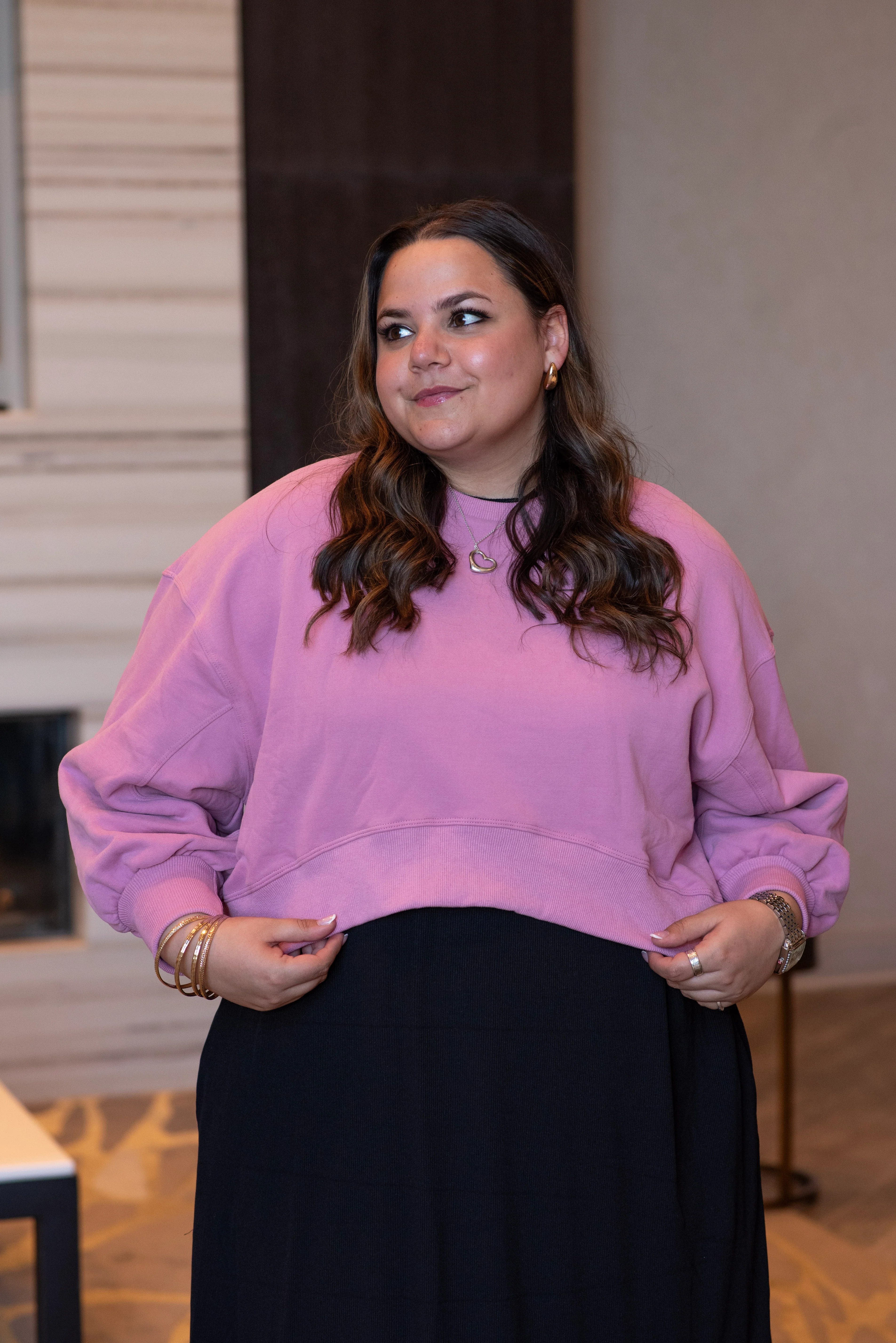 BOXY SWEATSHIRT (PINK) - Image 3