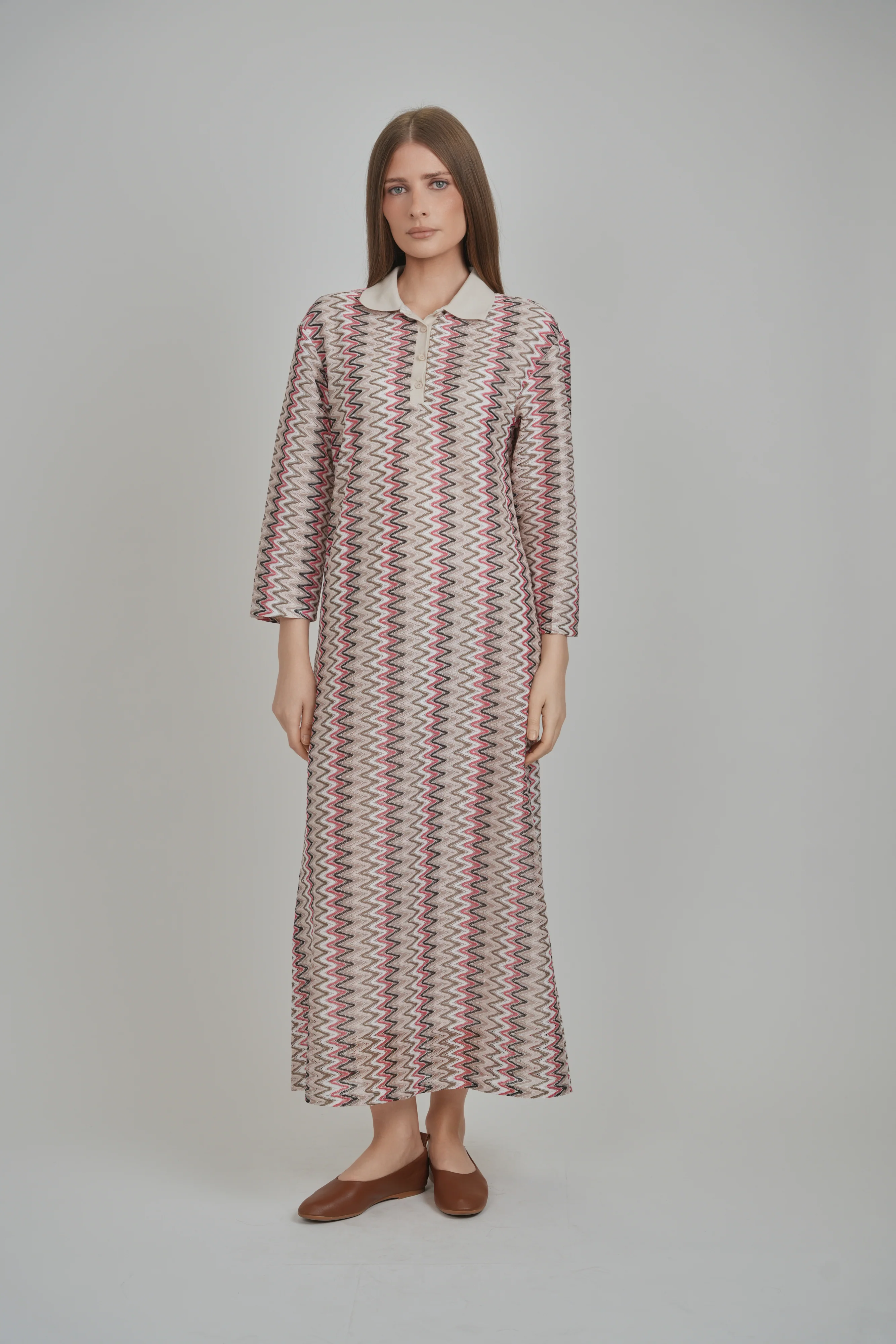 CLEO DRESS (BLUSH TAUPE)