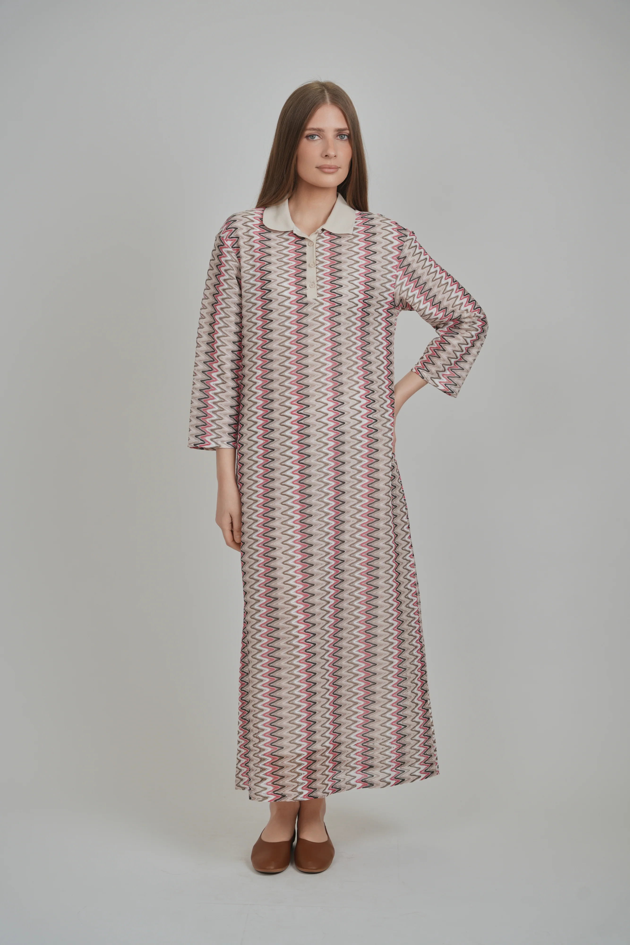 CLEO DRESS (BLUSH TAUPE) - Image 4