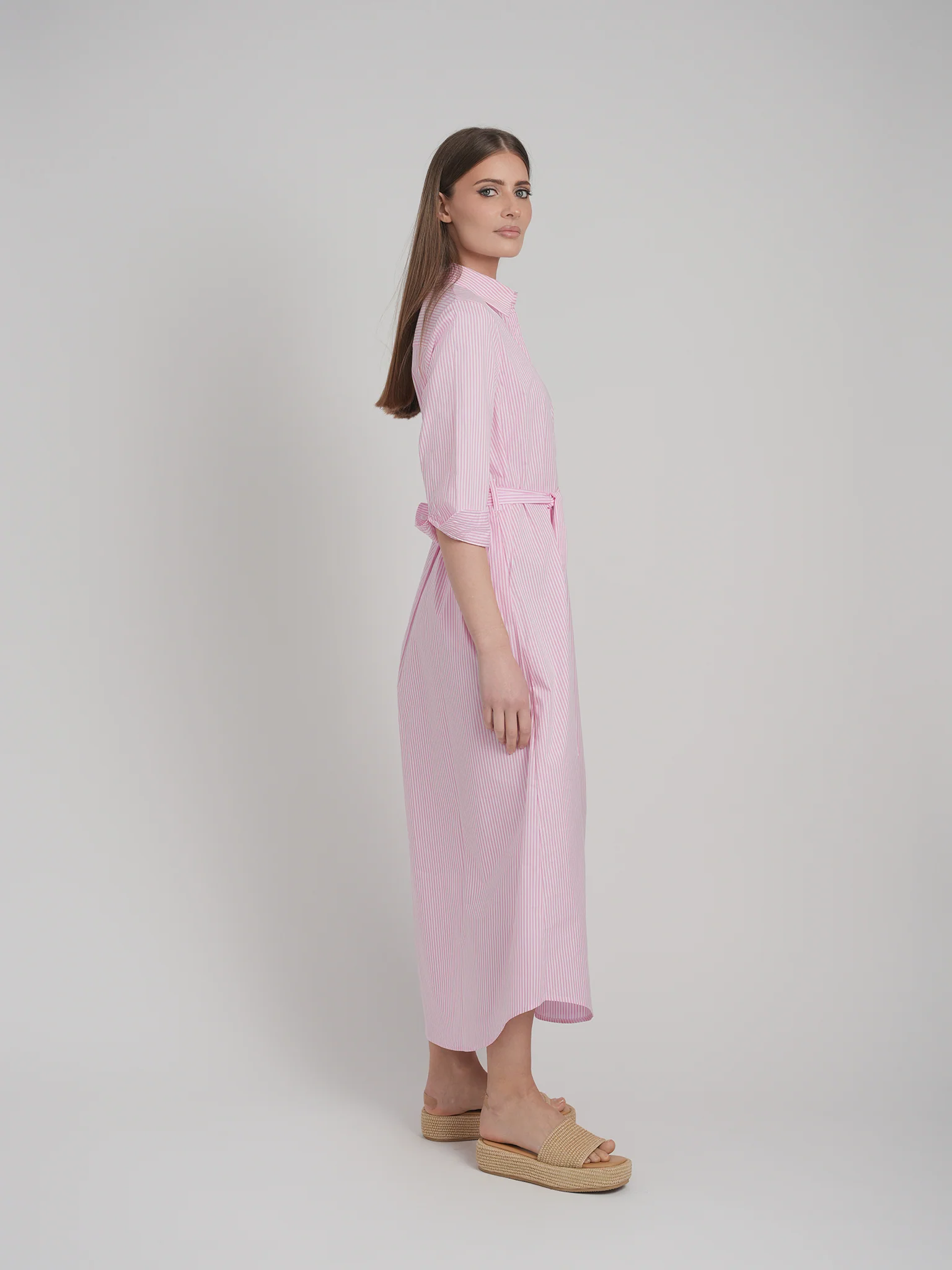 DANIELLA DRESS (PINK STRIPE) - Image 3