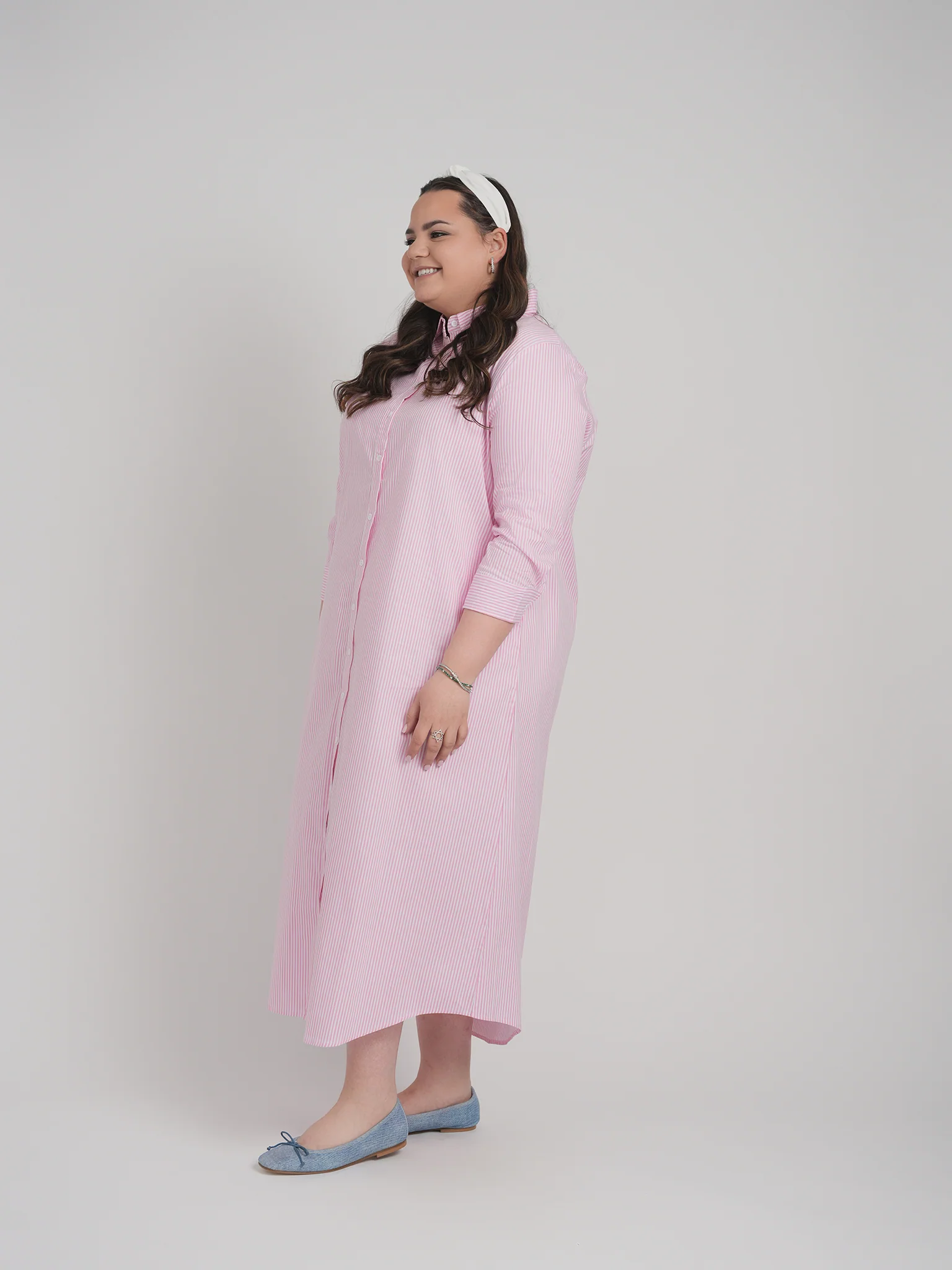 DANIELLA DRESS (PINK STRIPE) - Image 5