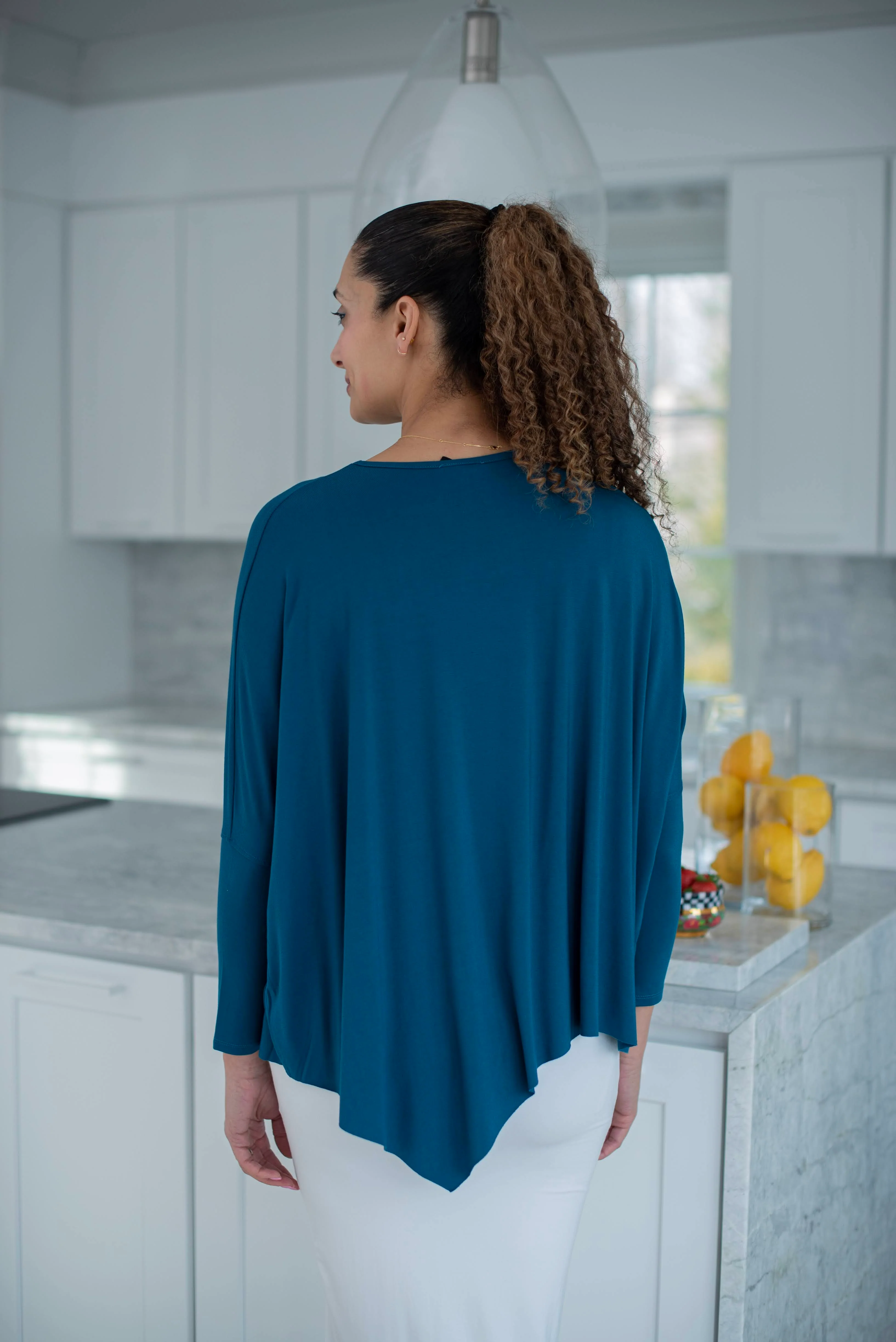 EDEN TOP SOLID JERSEY (TEAL) - Image 6