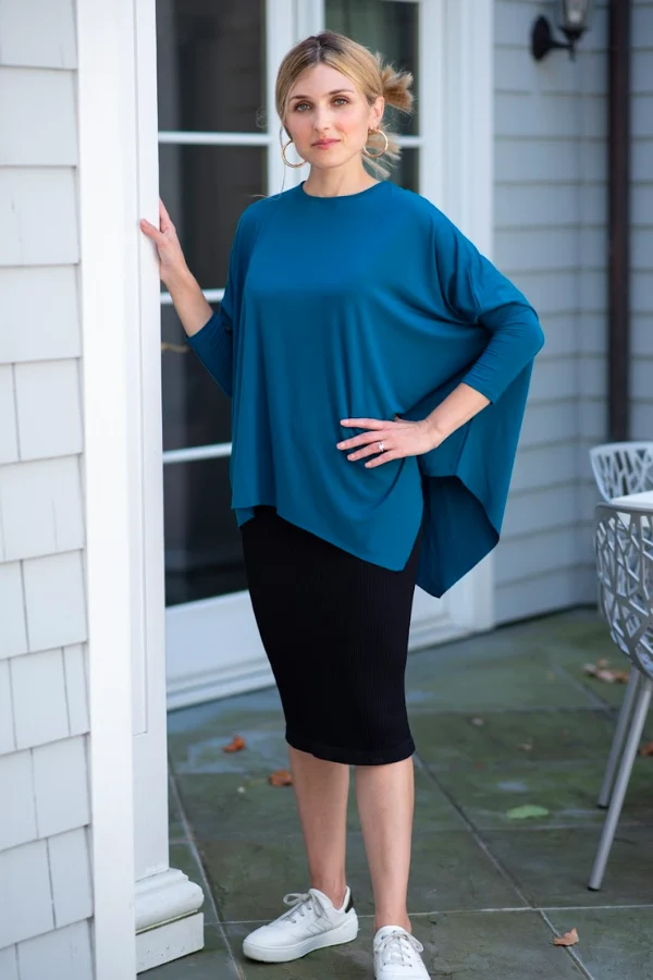 EDEN TOP SOLID JERSEY (TEAL) - Image 8