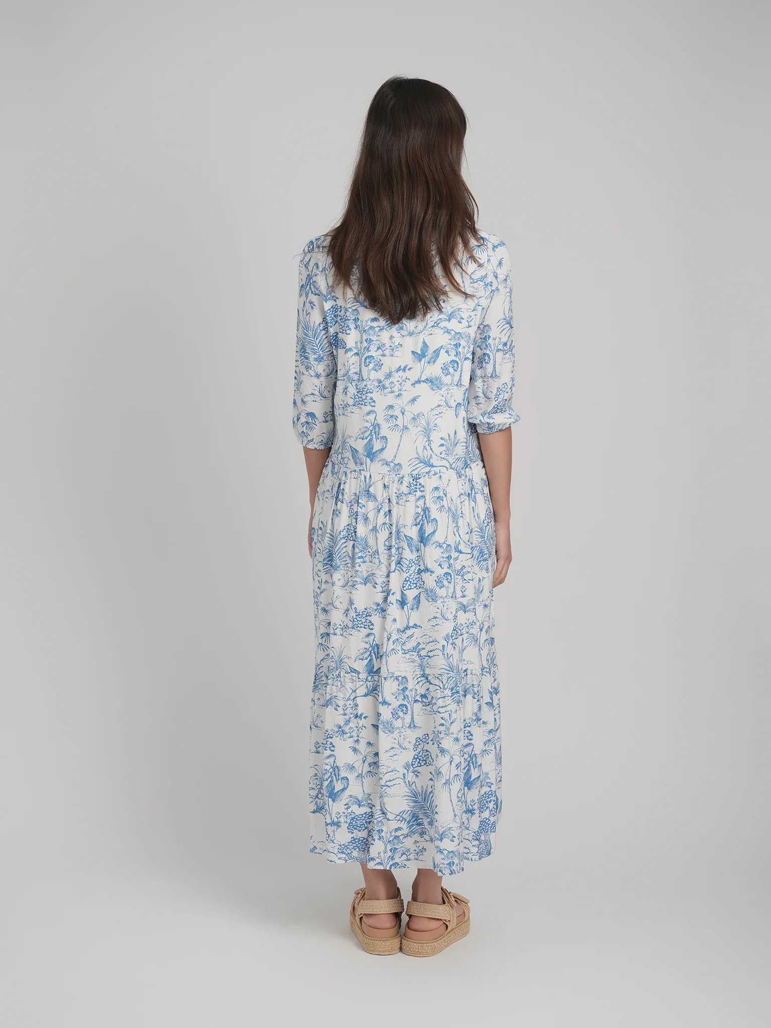 EMILY DRESS (BLUE) - Image 4