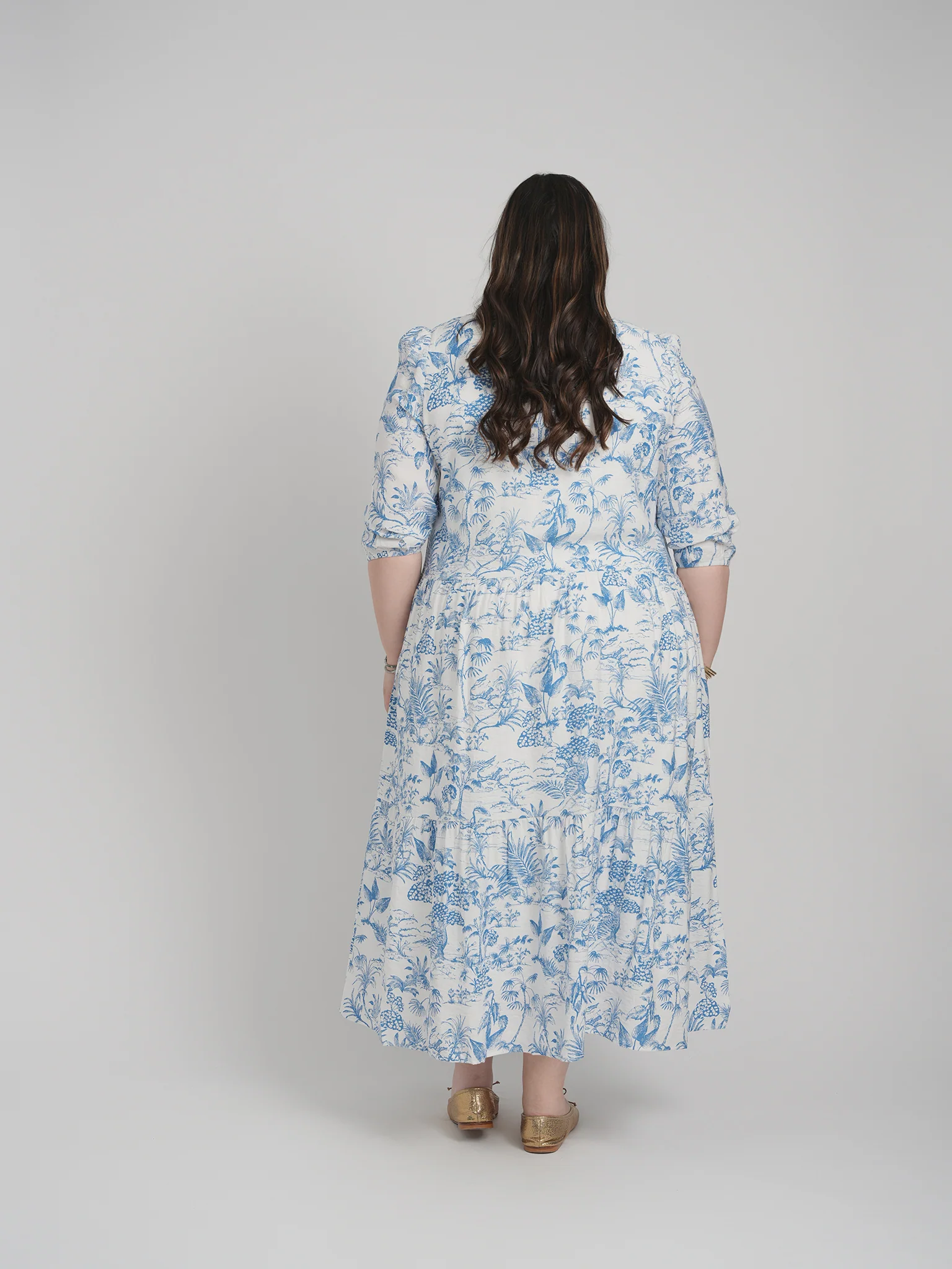 EMILY DRESS (BLUE) - Image 6
