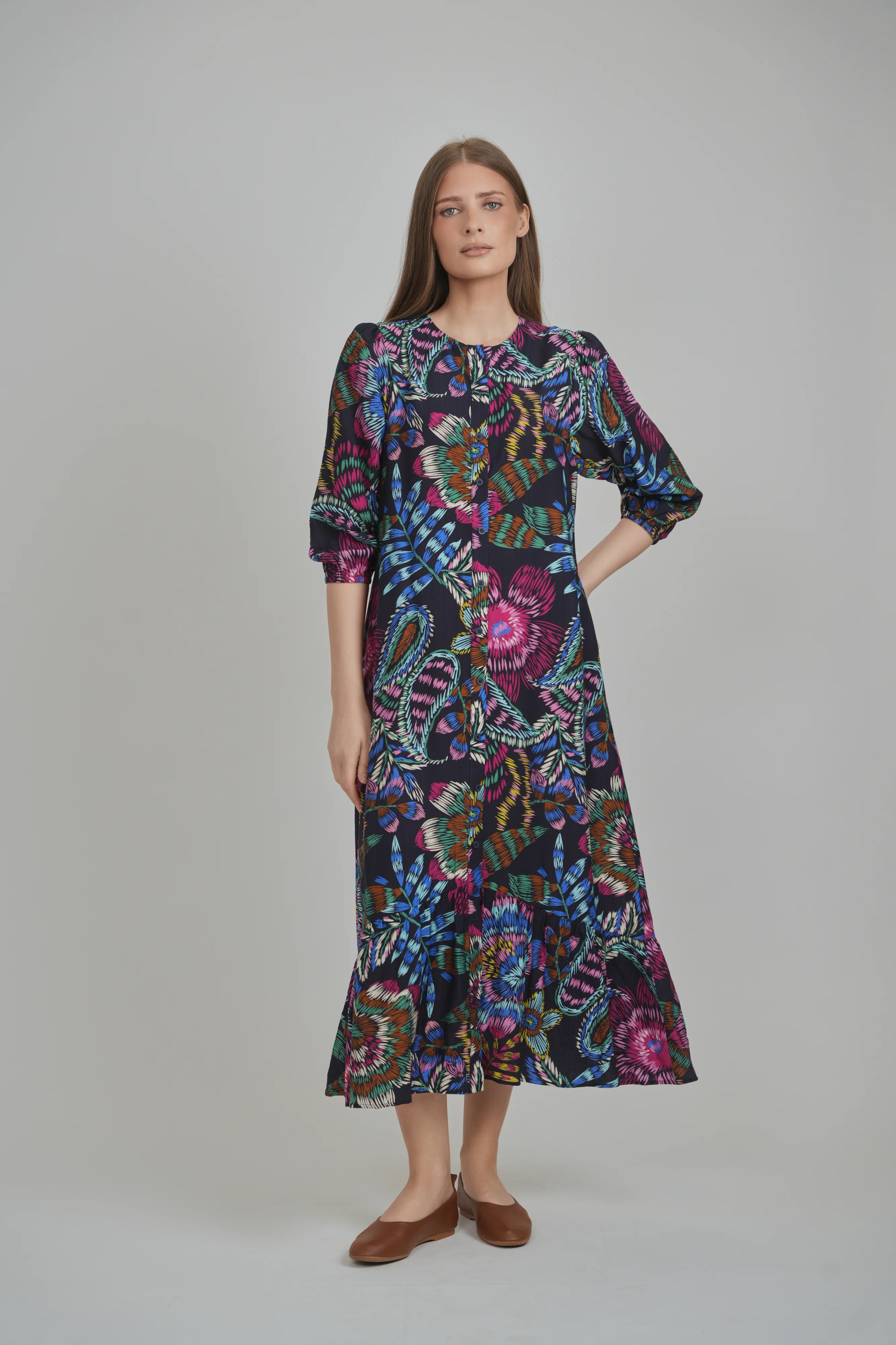 HAILEY DRESS (MIDNIGHT JEWEL)