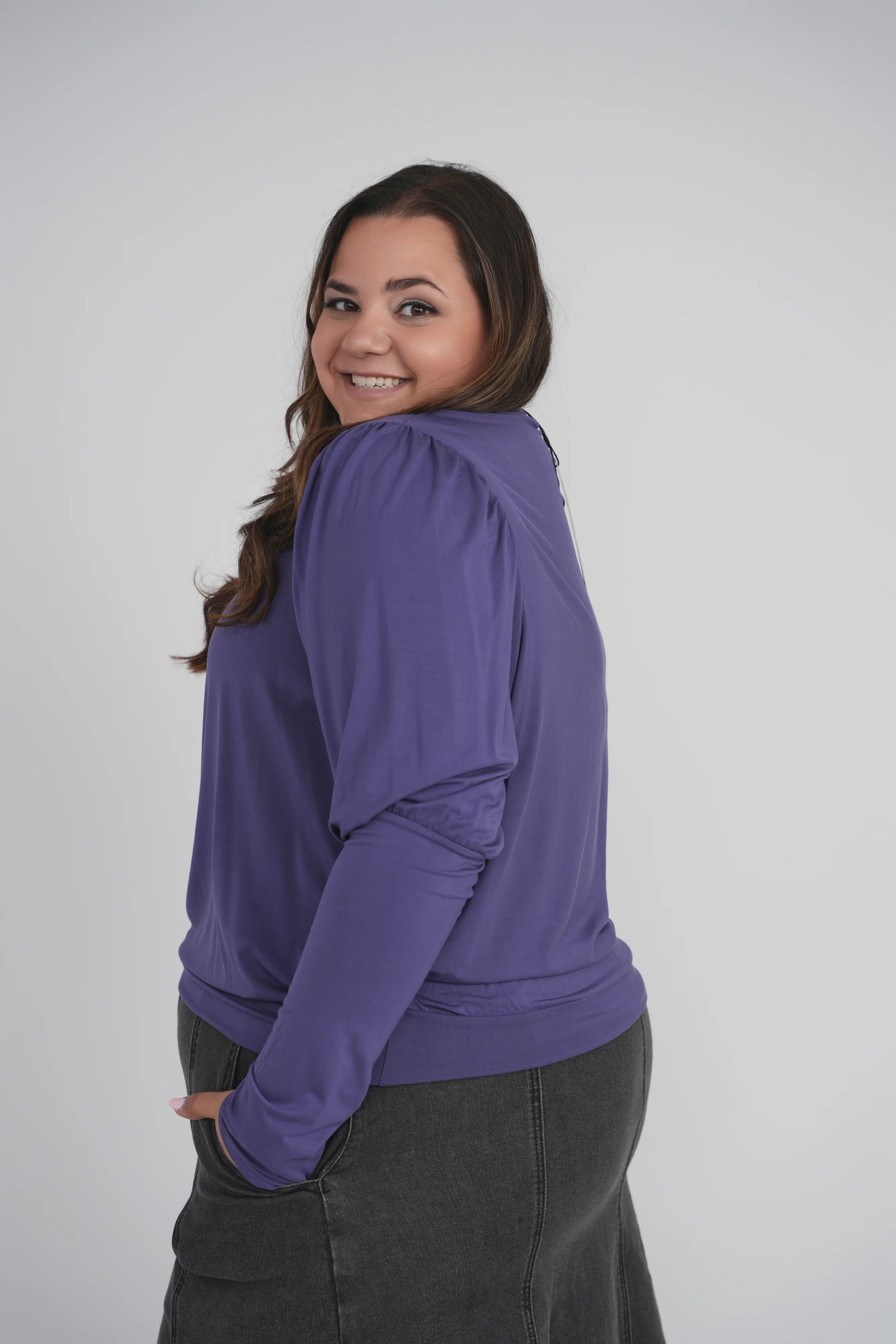 JULIET TOP (EGGPLANT) - Image 5