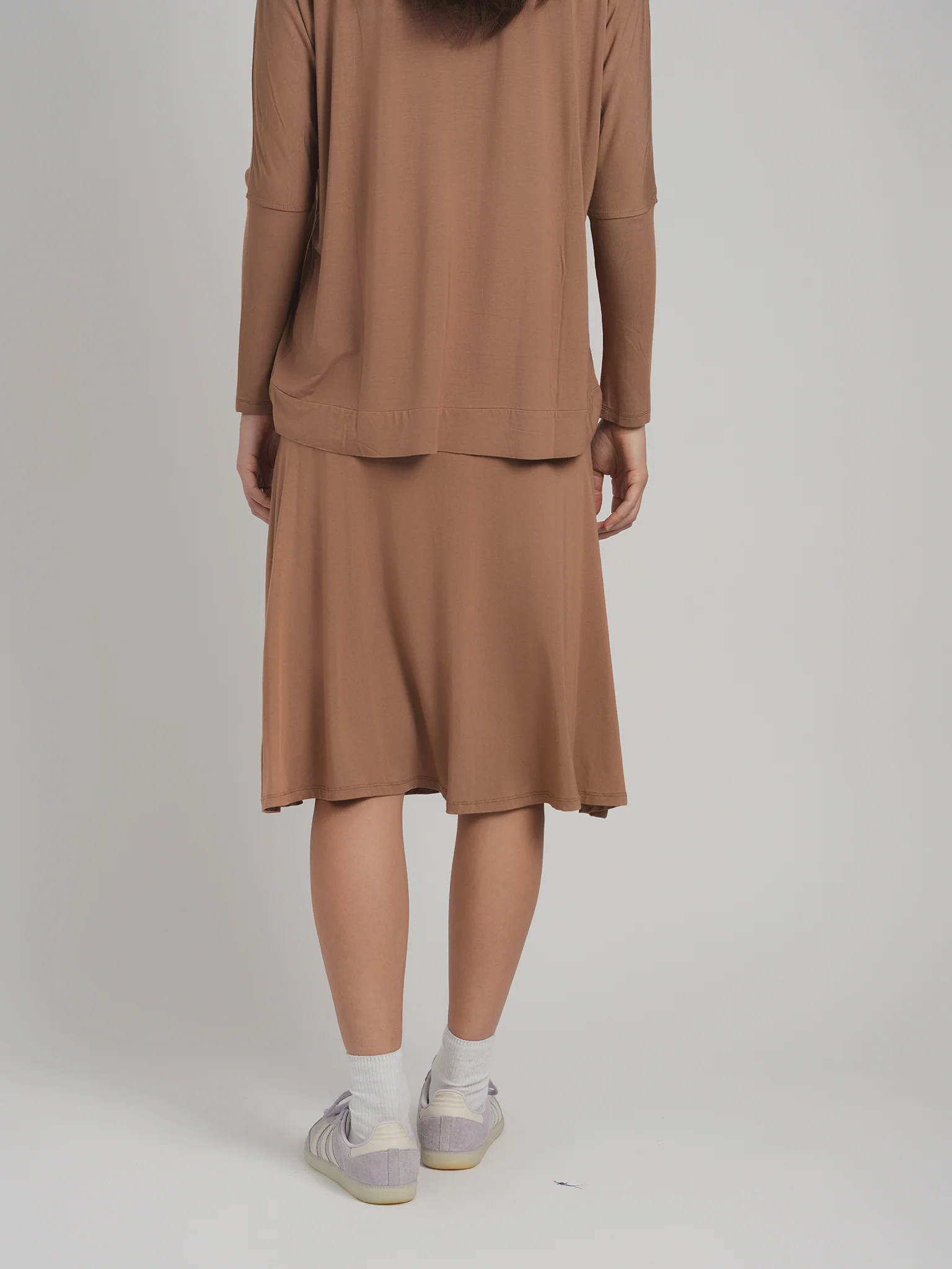 MODAL SKYE SKIRT (CAMEL) - Image 4