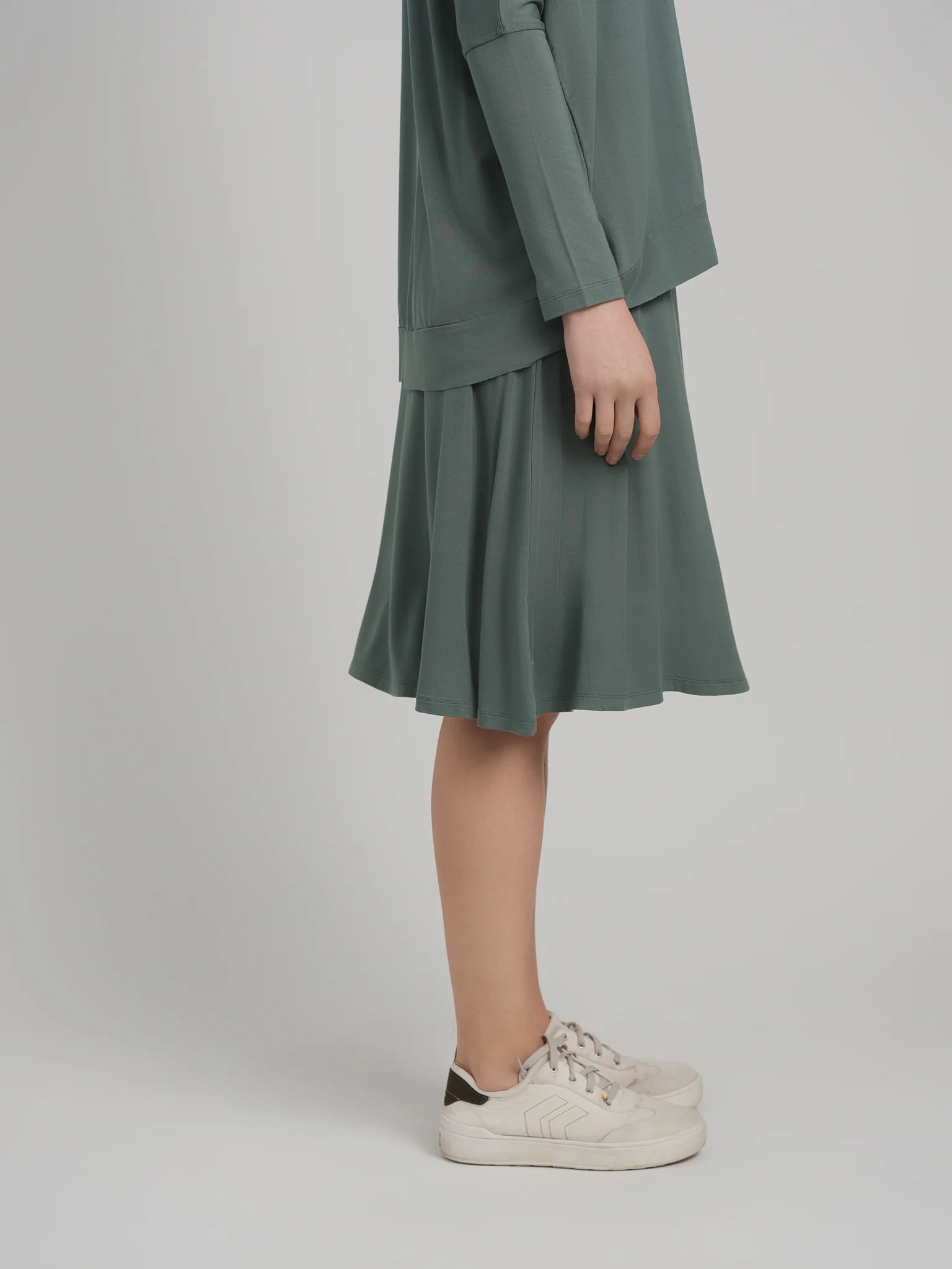 MODAL SKYE SKIRT (DARK MARINE) - Image 2