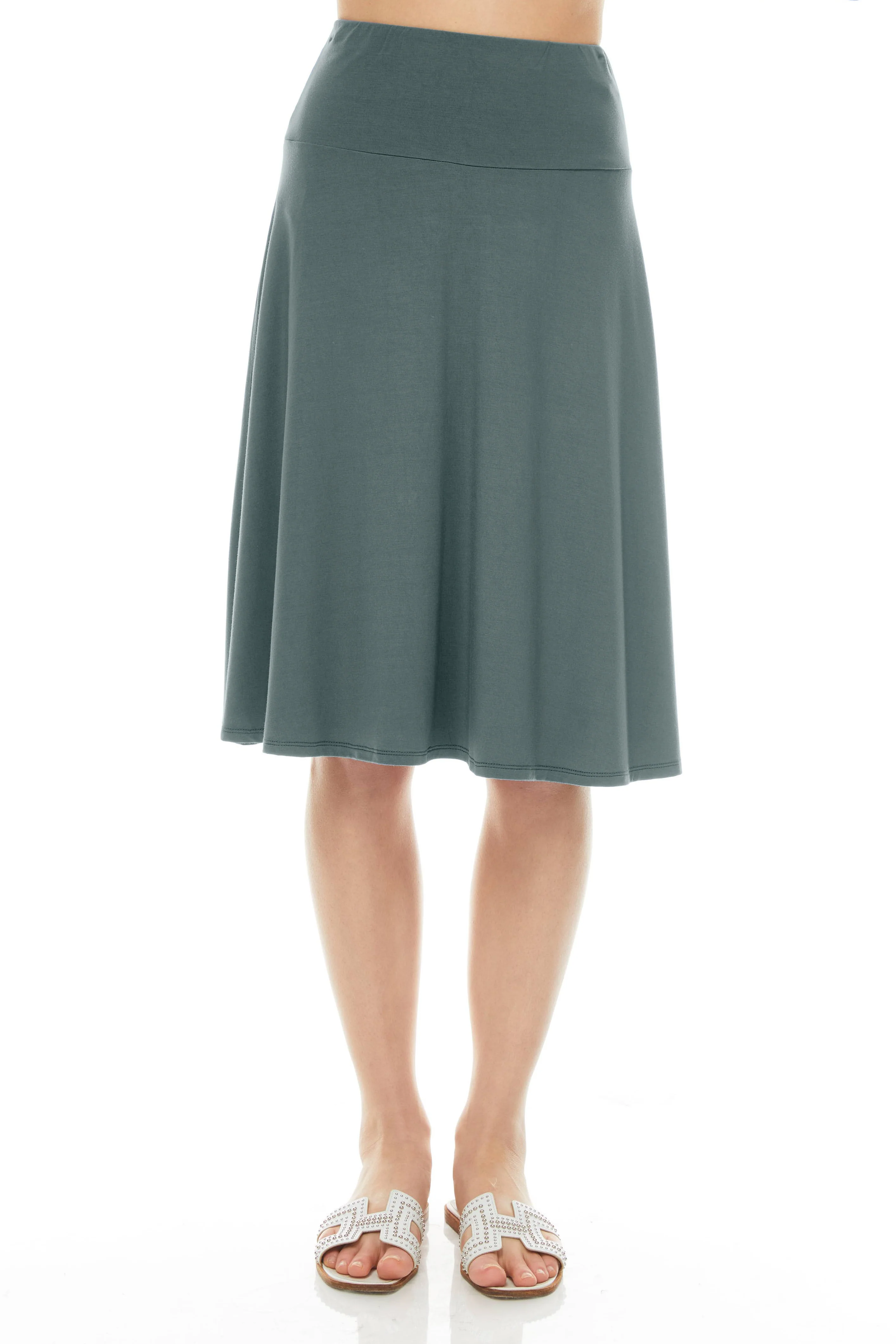MODAL SKYE SKIRT (DARK MARINE) - Image 4