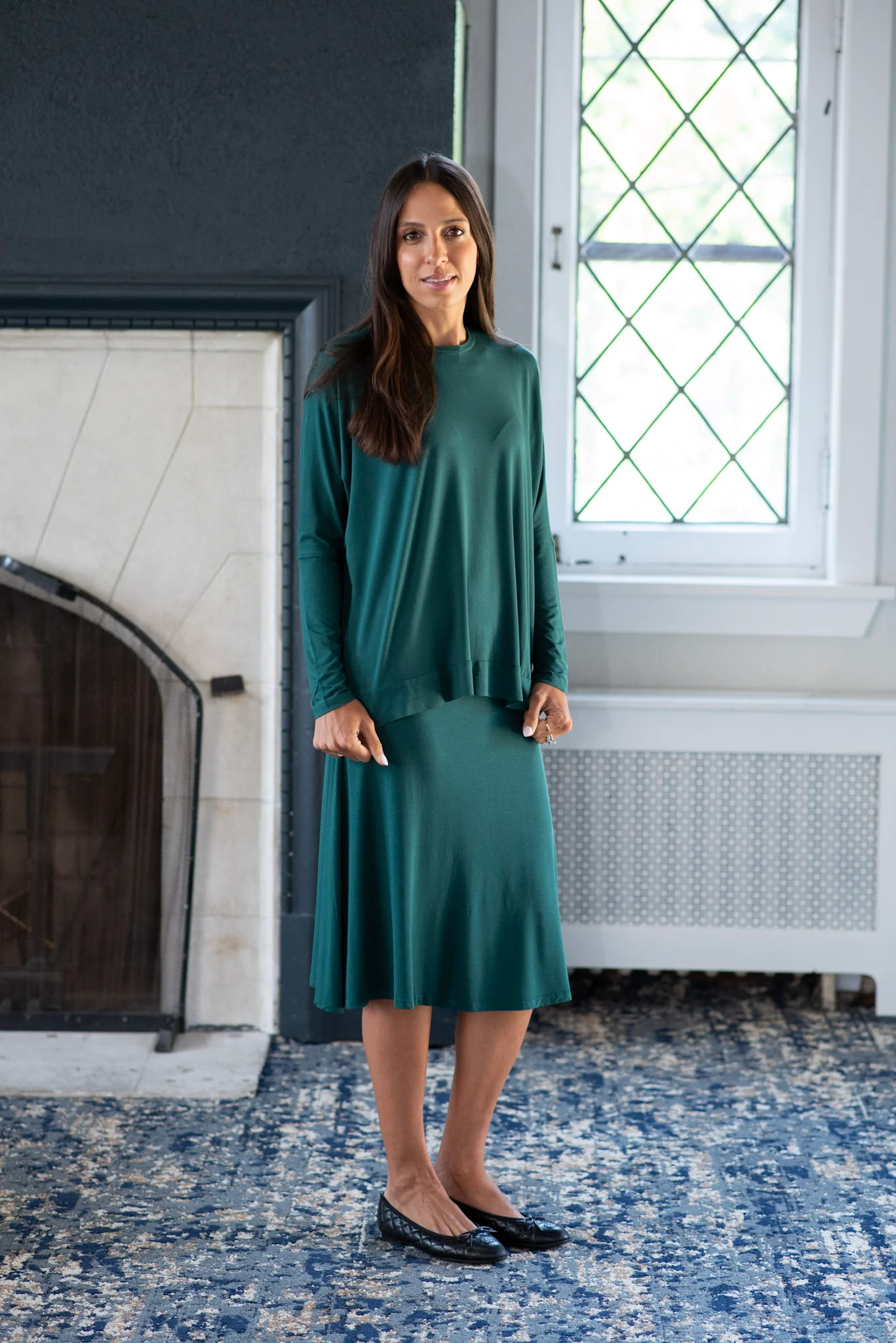 MODAL SKYE SKIRT (EVERGREEN) - Image 6