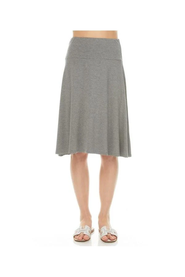 *MODAL SKYE SKIRT (CHARCOAL) - Image 4