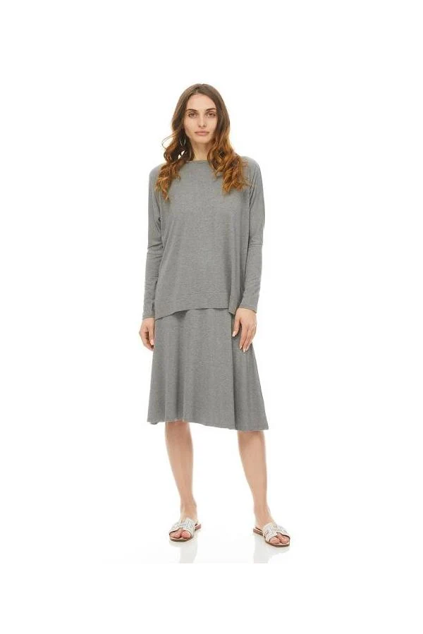 *MODAL SKYE SKIRT (CHARCOAL) - Image 7