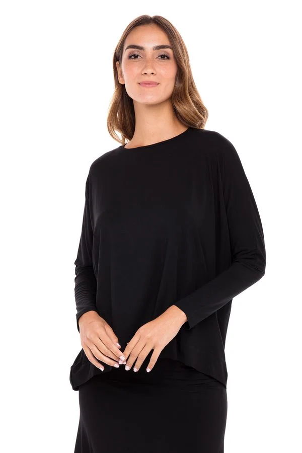 MODAL SKYE TOP (BLACK) - Image 7