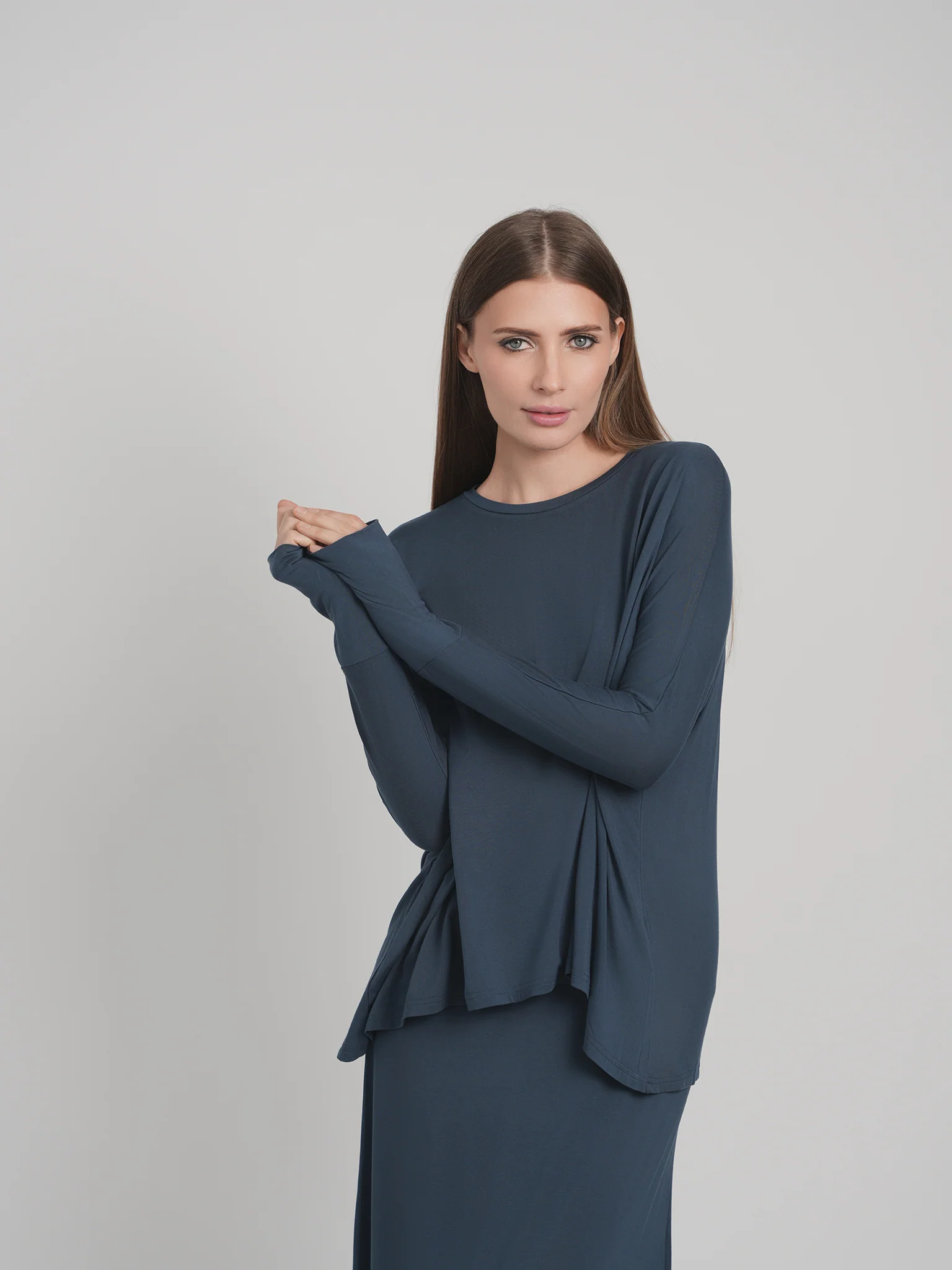 MODAL SLIP DRESS (SPACE) - Image 3