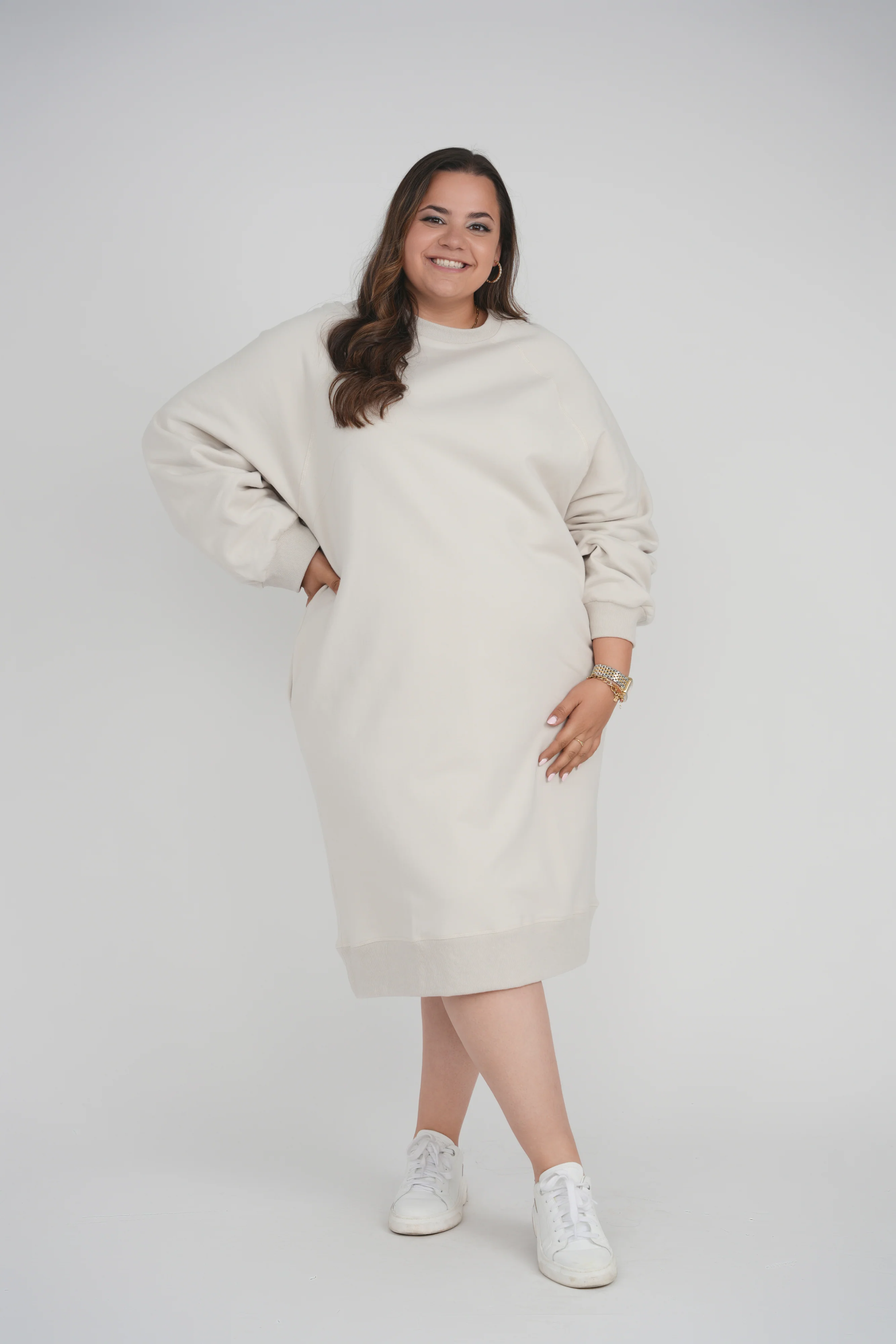 OVERSIZED SWEATSHIRT DRESS - Image 11