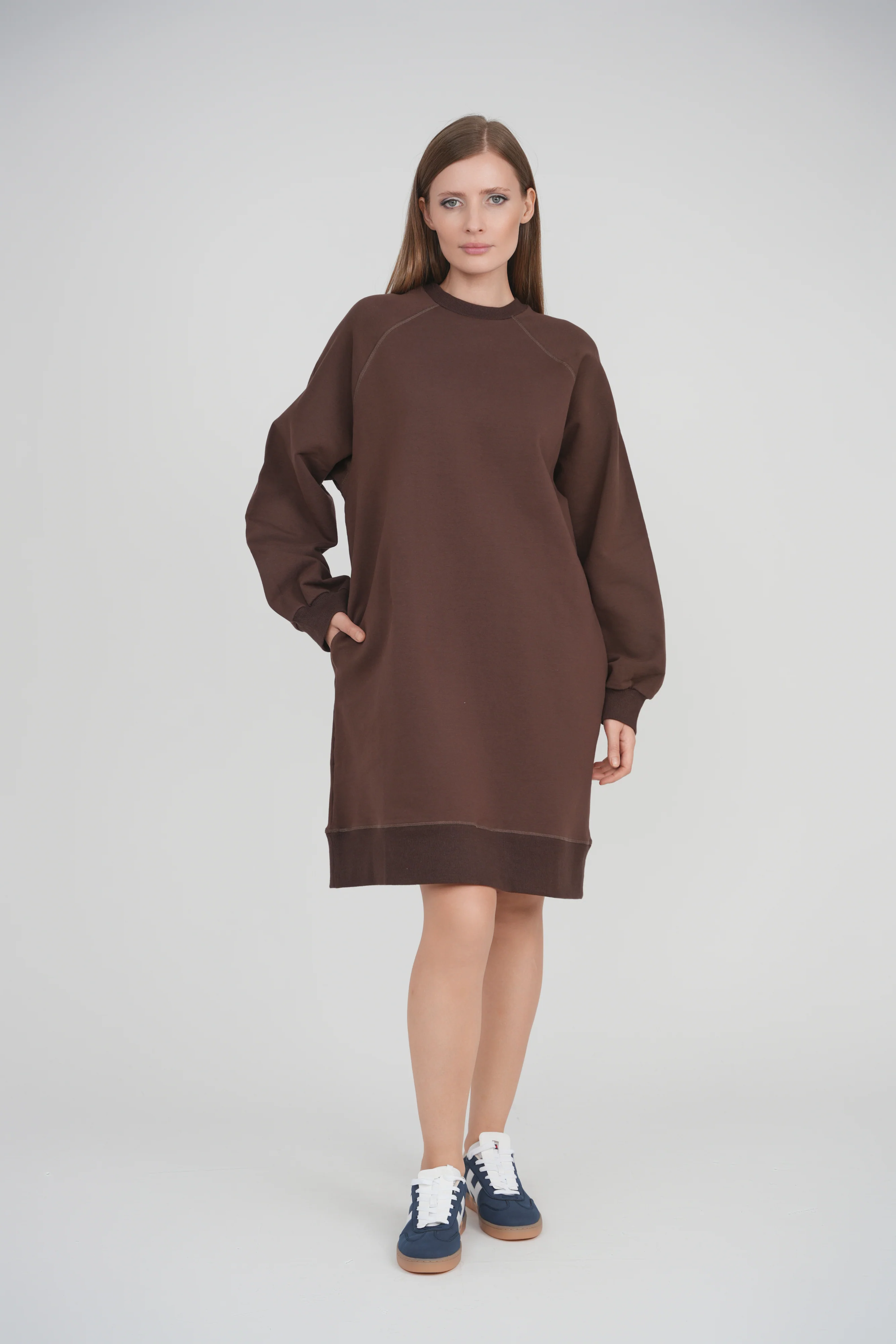 OVERSIZED SWEATSHIRT DRESS - Image 14