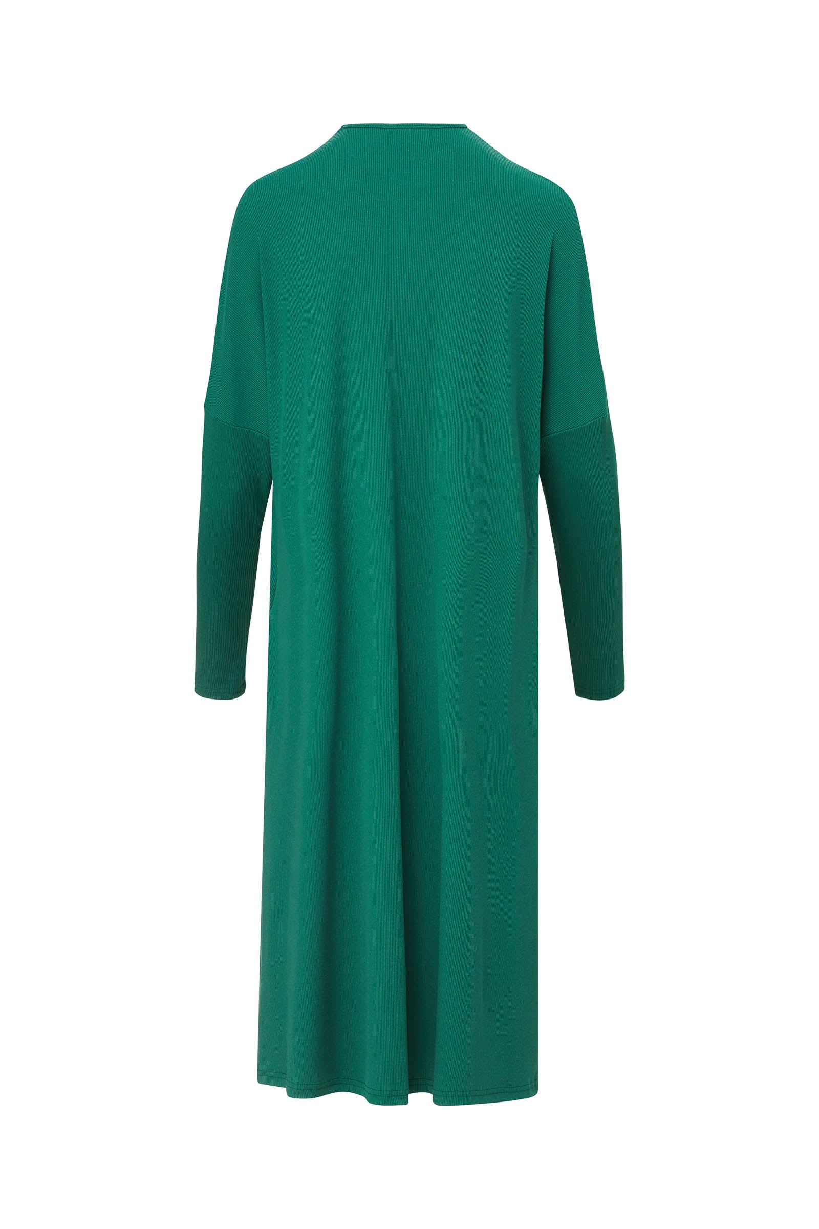 RIBBED CREW NECK DRESS (FERN) - Image 6