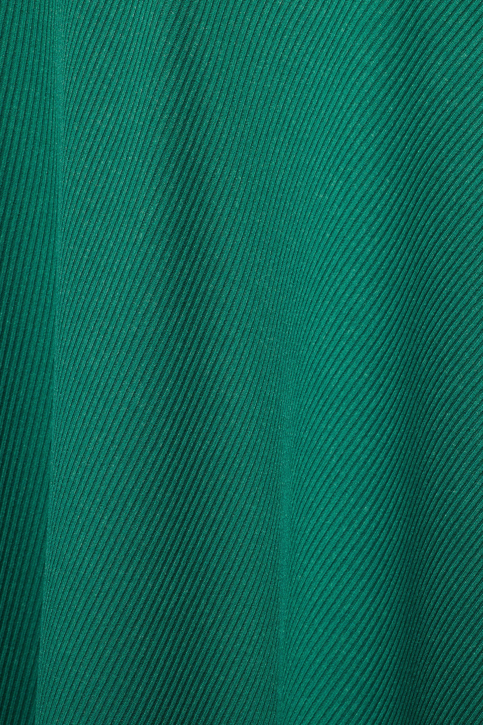 RIBBED CREW NECK DRESS (FERN) - Image 7