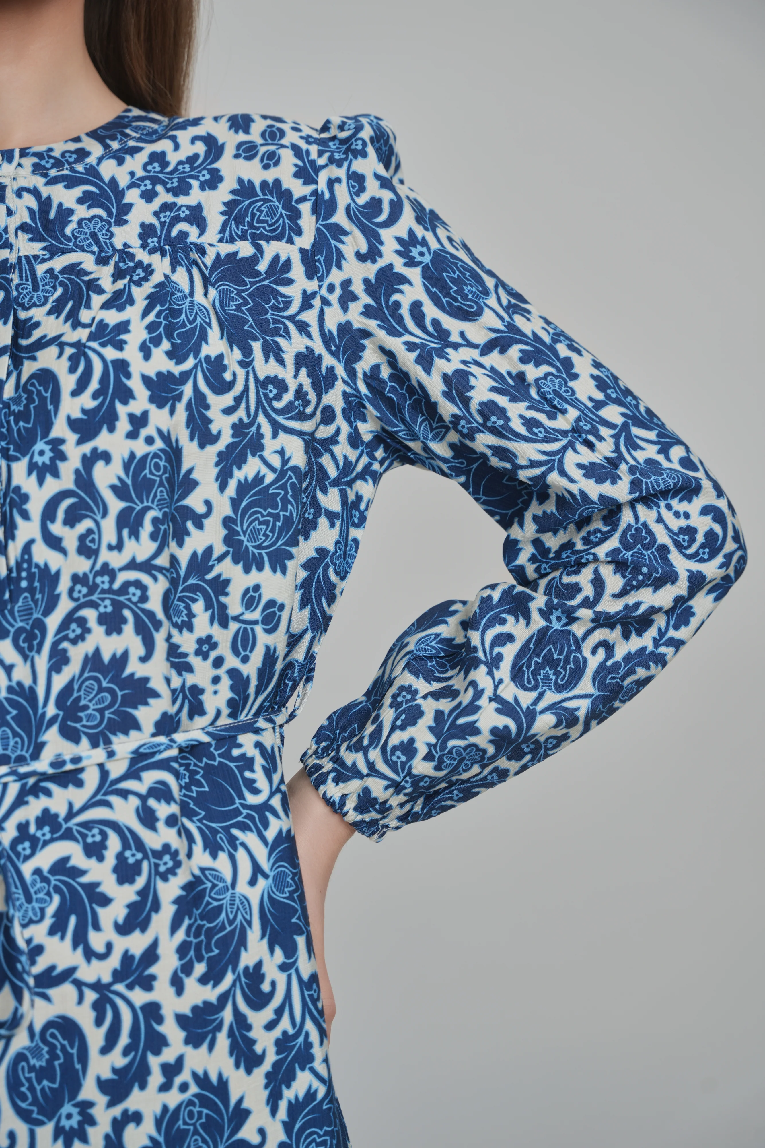 RIVA DRESS (BLUE FLORAL) - Image 11