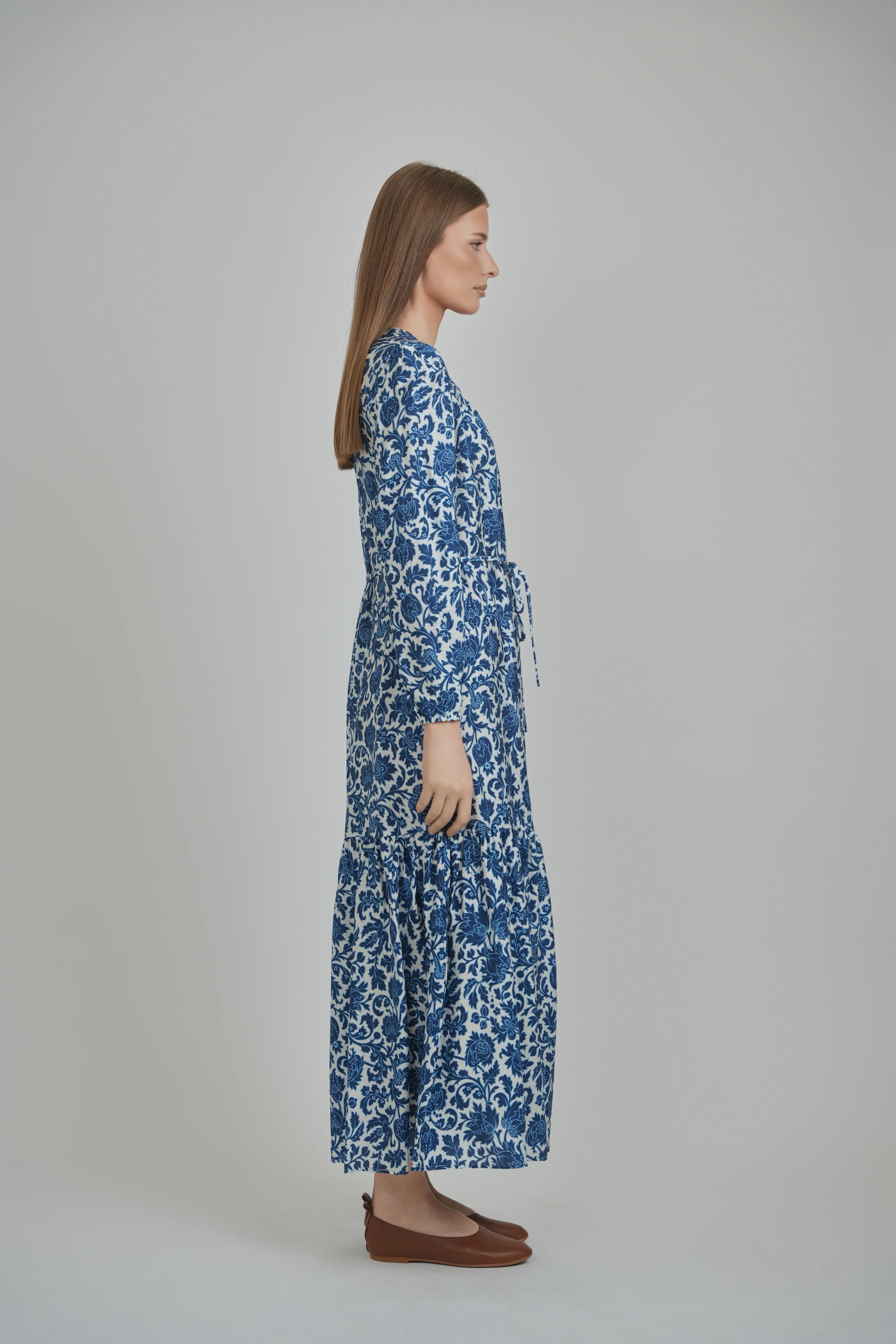 RIVA DRESS (BLUE FLORAL) - Image 3