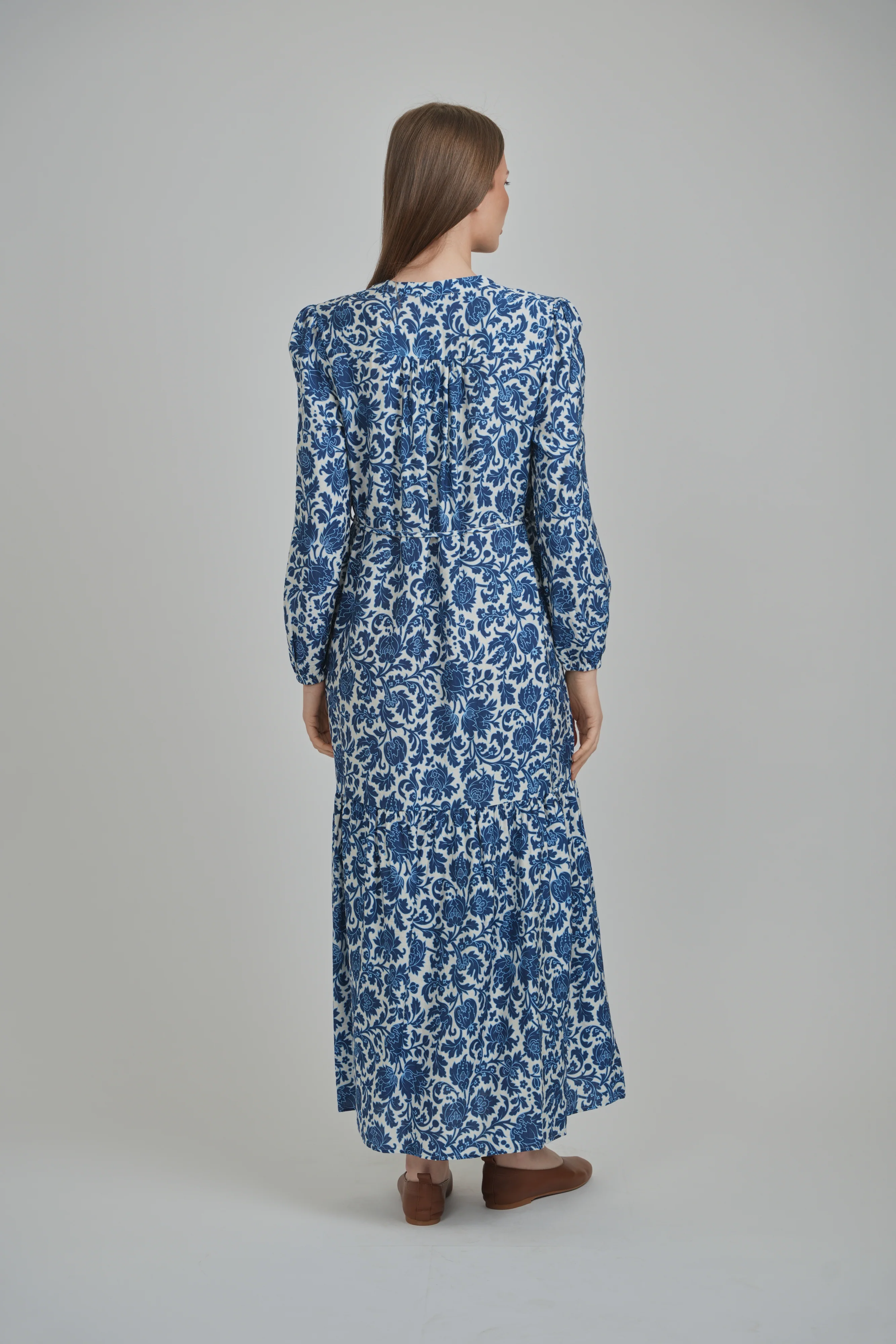 RIVA DRESS (BLUE FLORAL) - Image 4