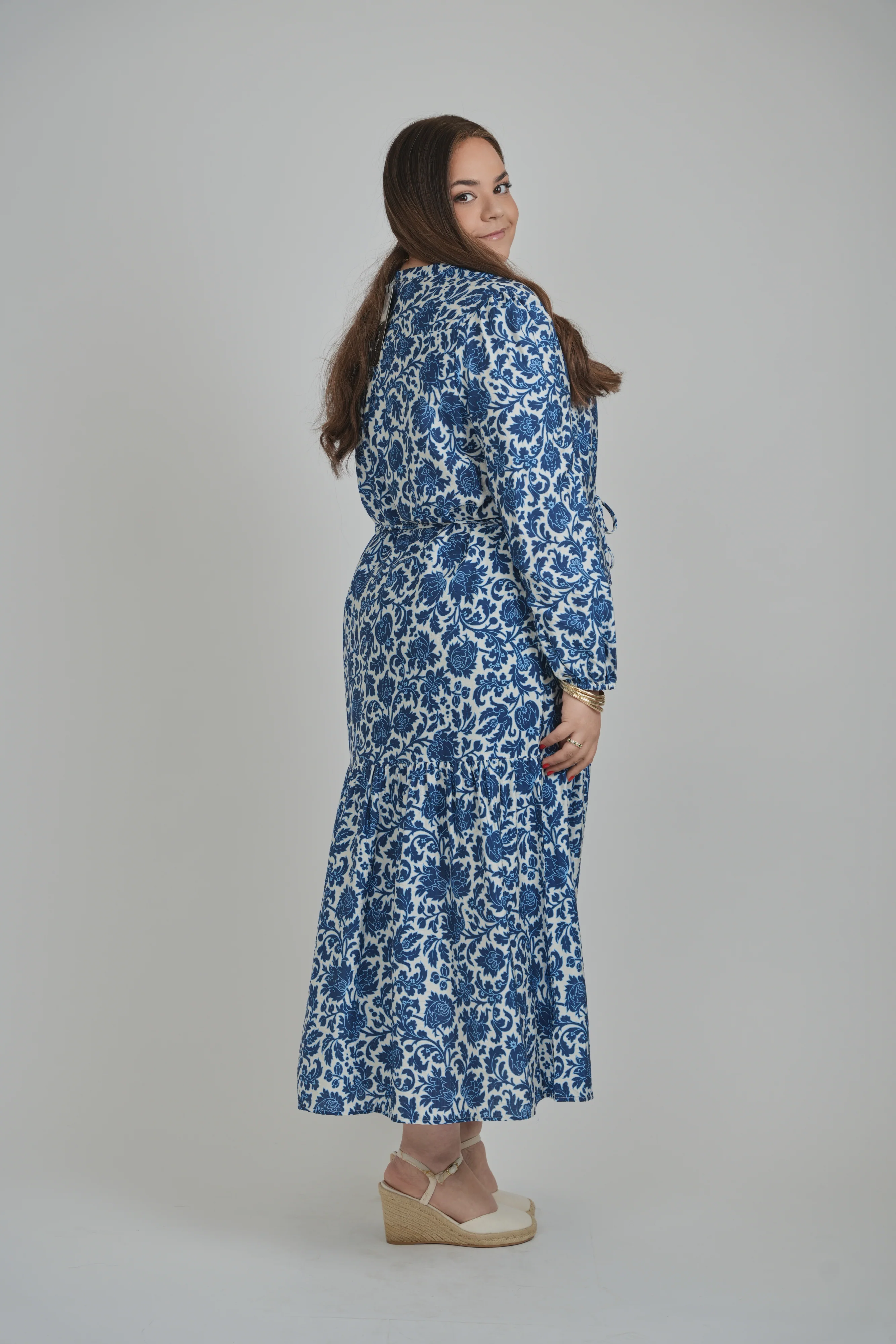 RIVA DRESS (BLUE FLORAL) - Image 5