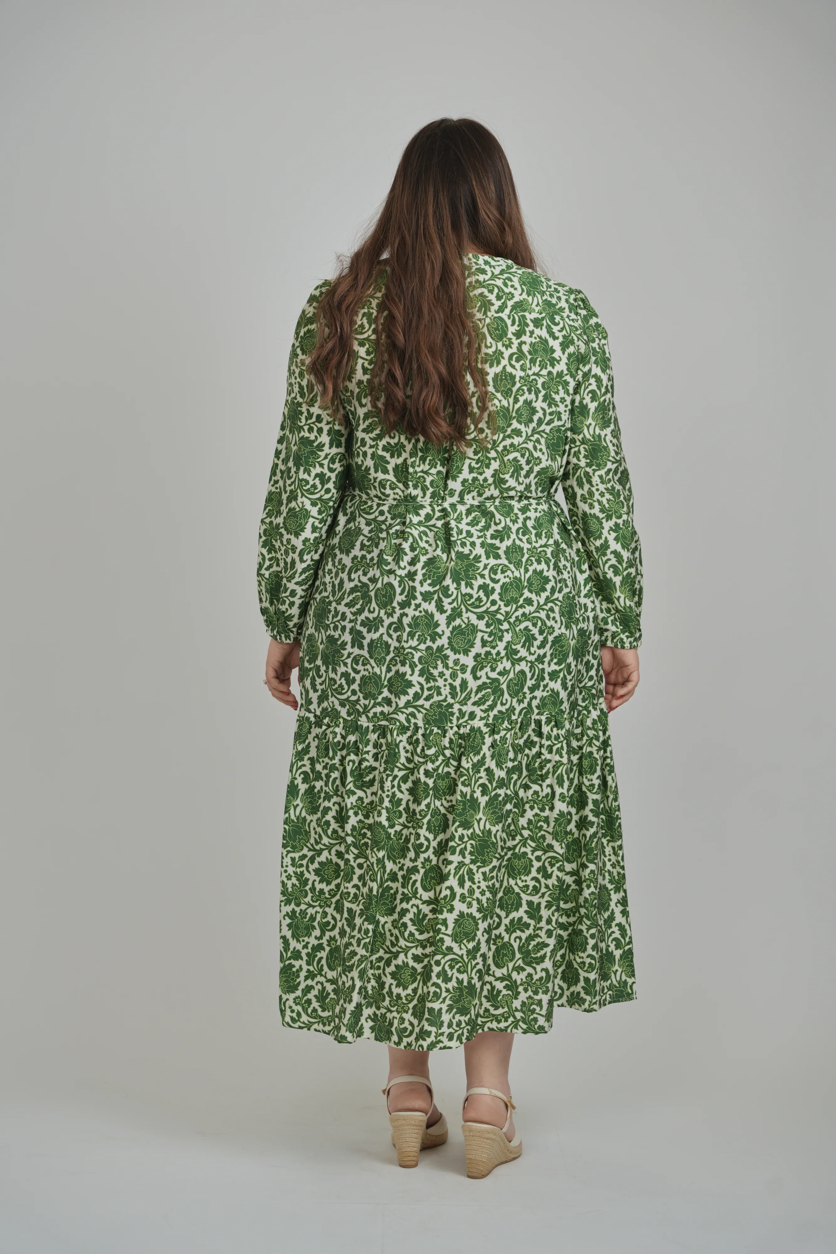 RIVA DRESS (GREEN FLORAL) - Image 7