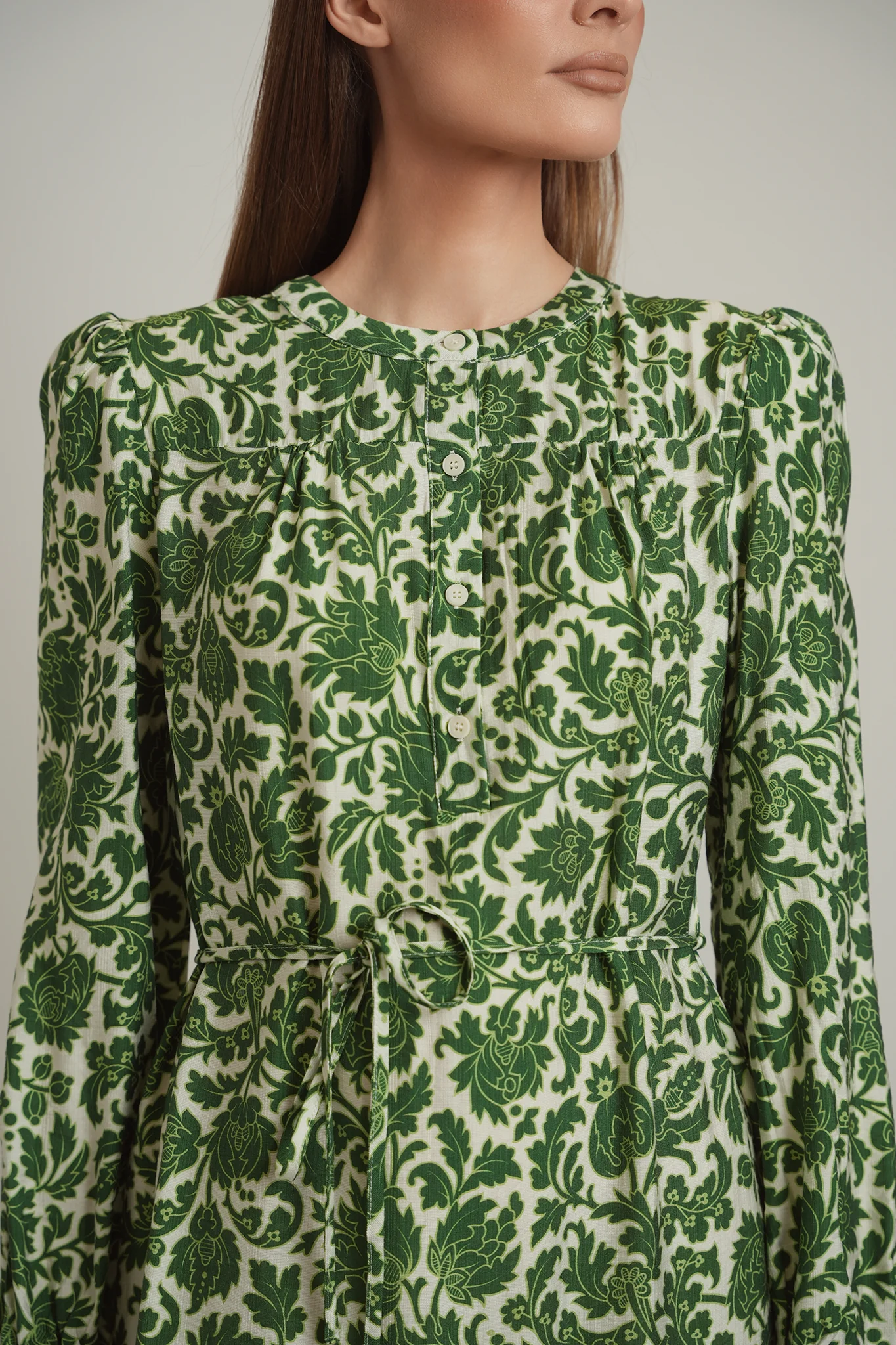 RIVA DRESS (GREEN FLORAL) - Image 8