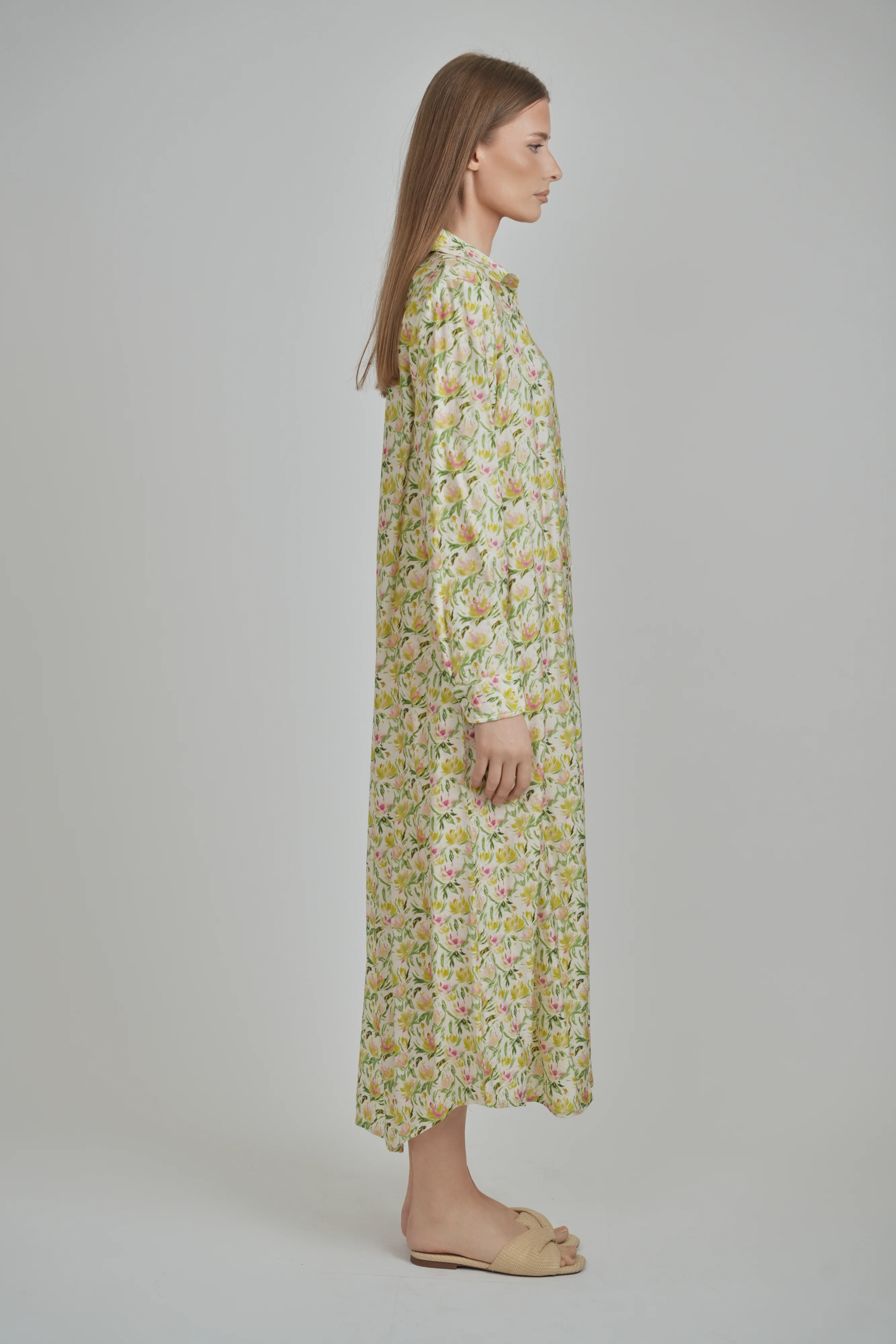 SARAH DRESS (LIME) - Image 3