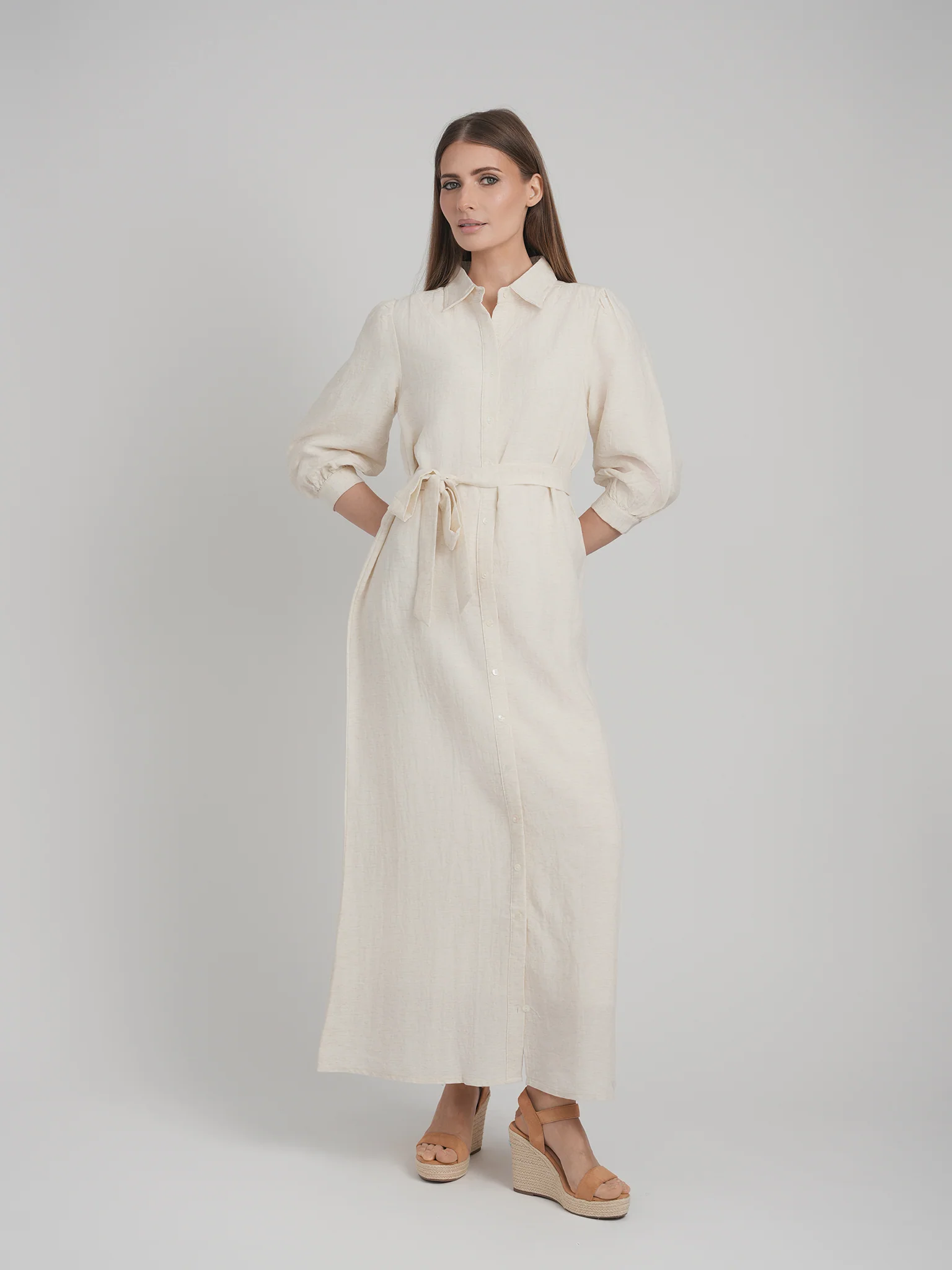 SHIRA DRESS (VANILLA)