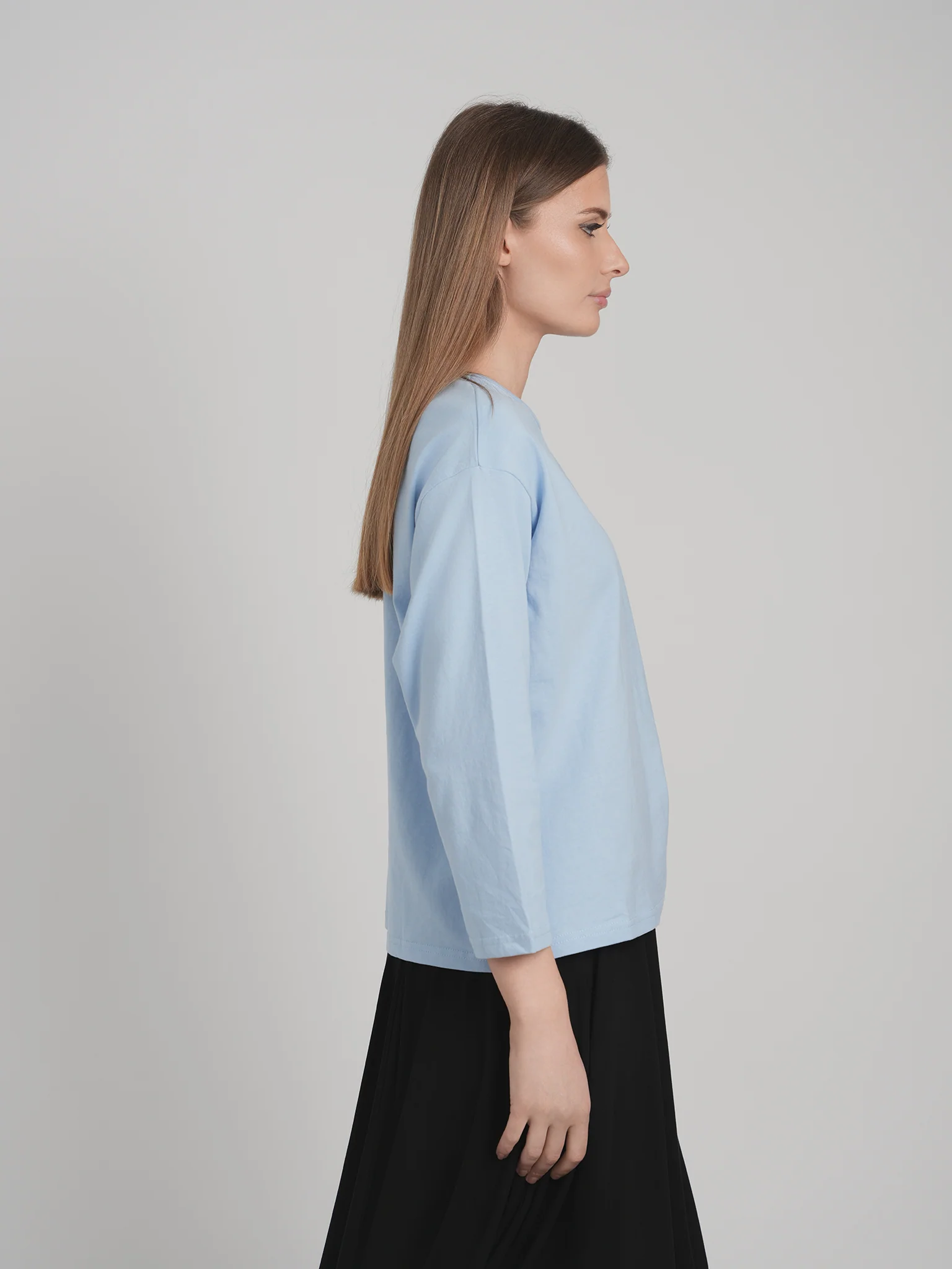 SIDE CINCH TOP (POWDER BLUE) - Image 3