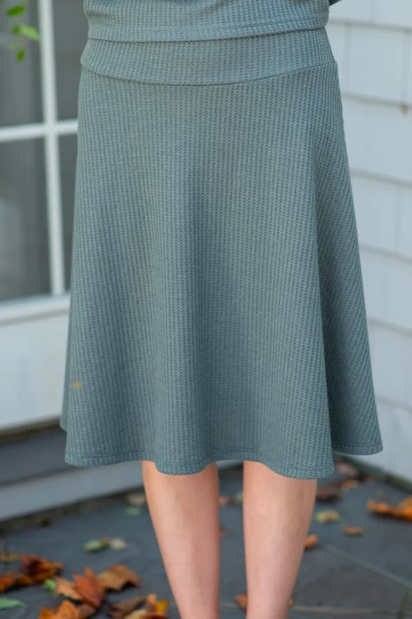 SKYE WAFFLE SKIRT - Image 8
