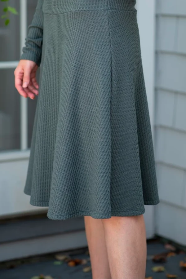 SKYE WAFFLE SKIRT - Image 9