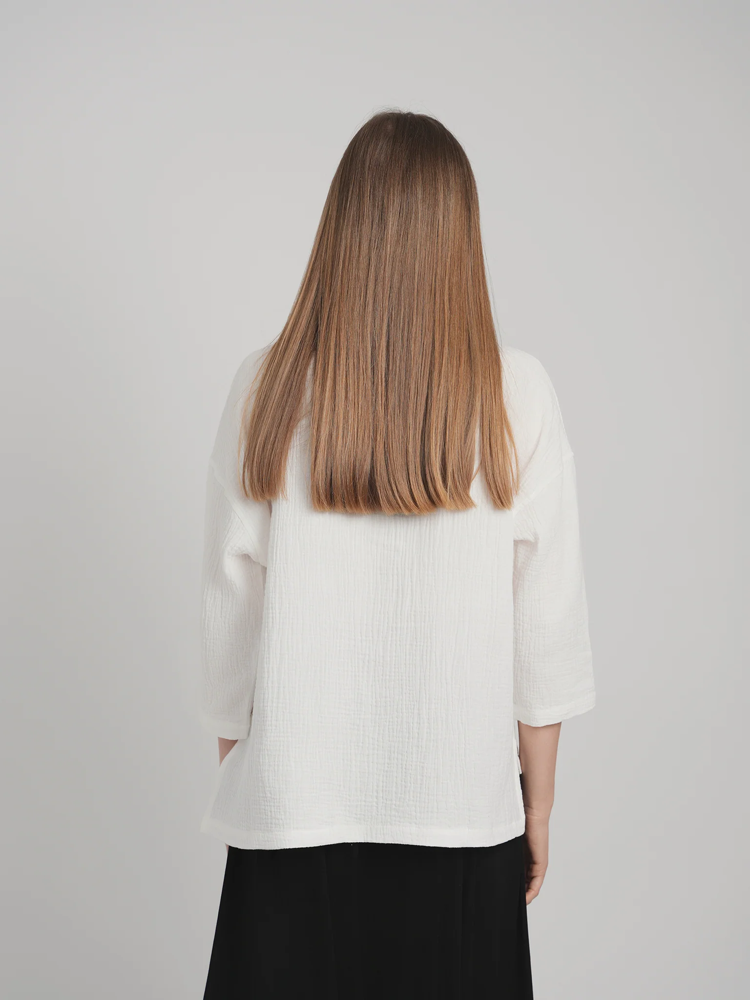 SQUARE HENLEY TOP (WHITE) - Image 4