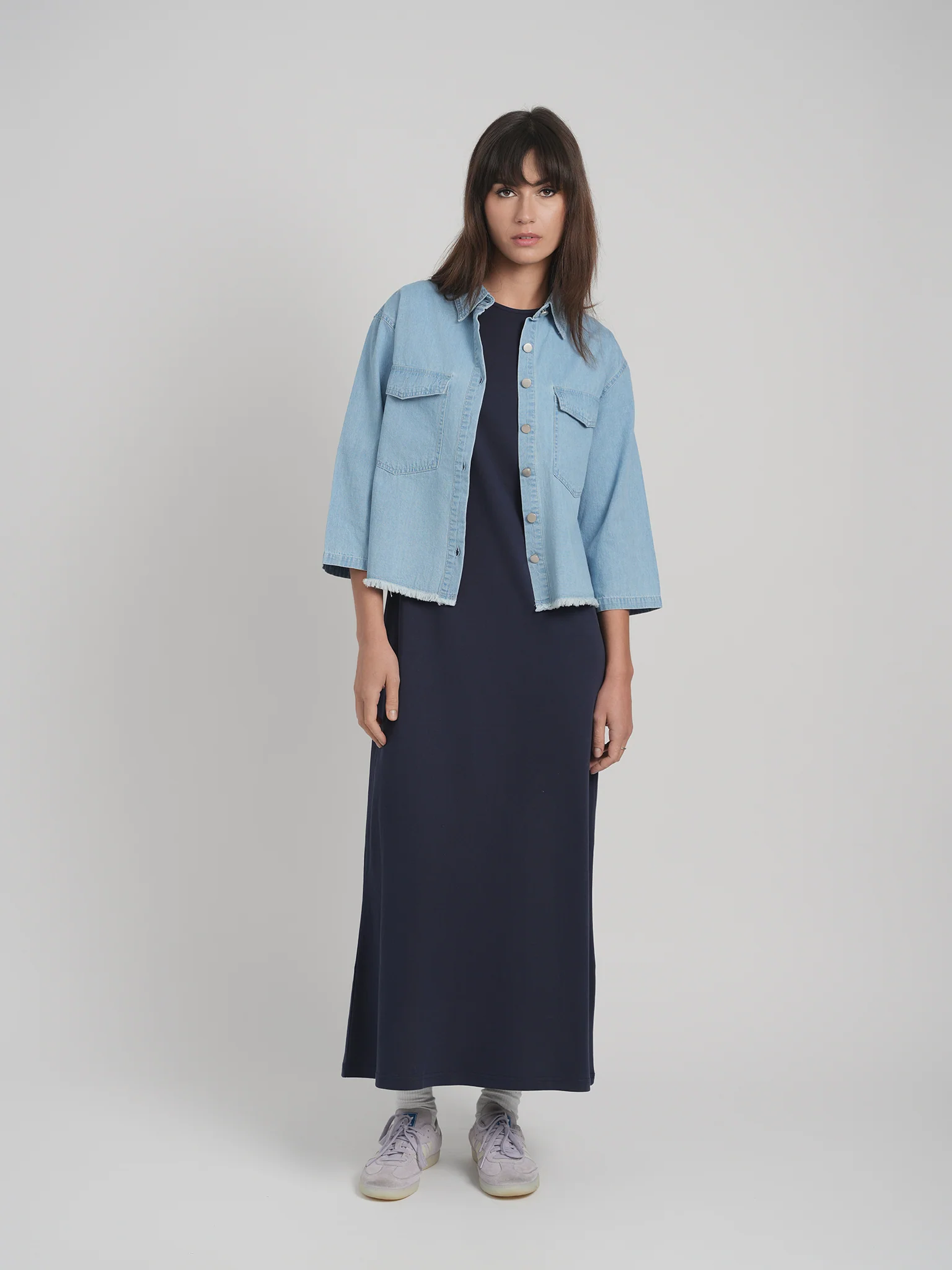 TANK MAXI DRESS (NAVY) - Image 4