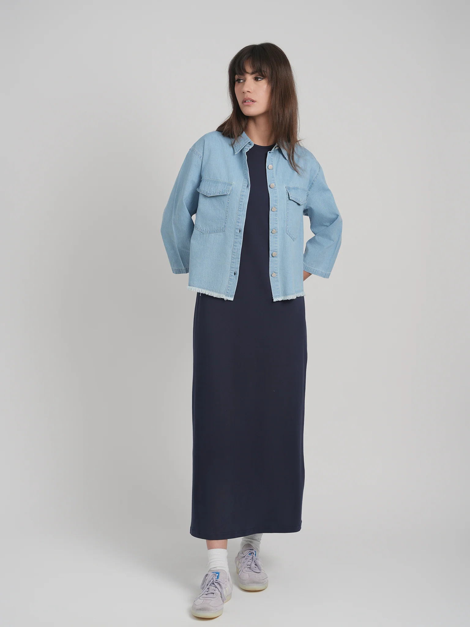 TANK MAXI DRESS (NAVY) - Image 5