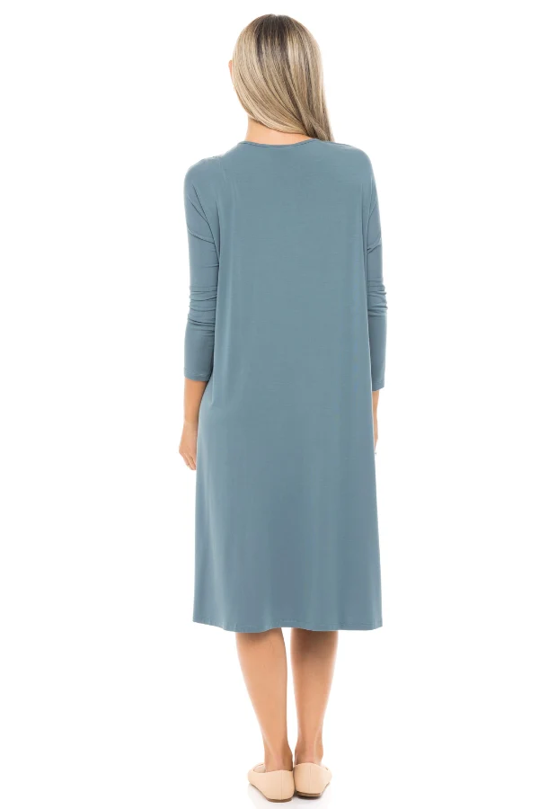 TUNIC DRESS SOLID JERSEY - Image 10