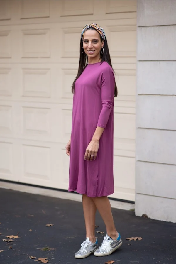 TUNIC DRESS SOLID JERSEY - Image 4