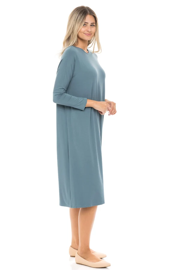 TUNIC DRESS SOLID JERSEY - Image 9