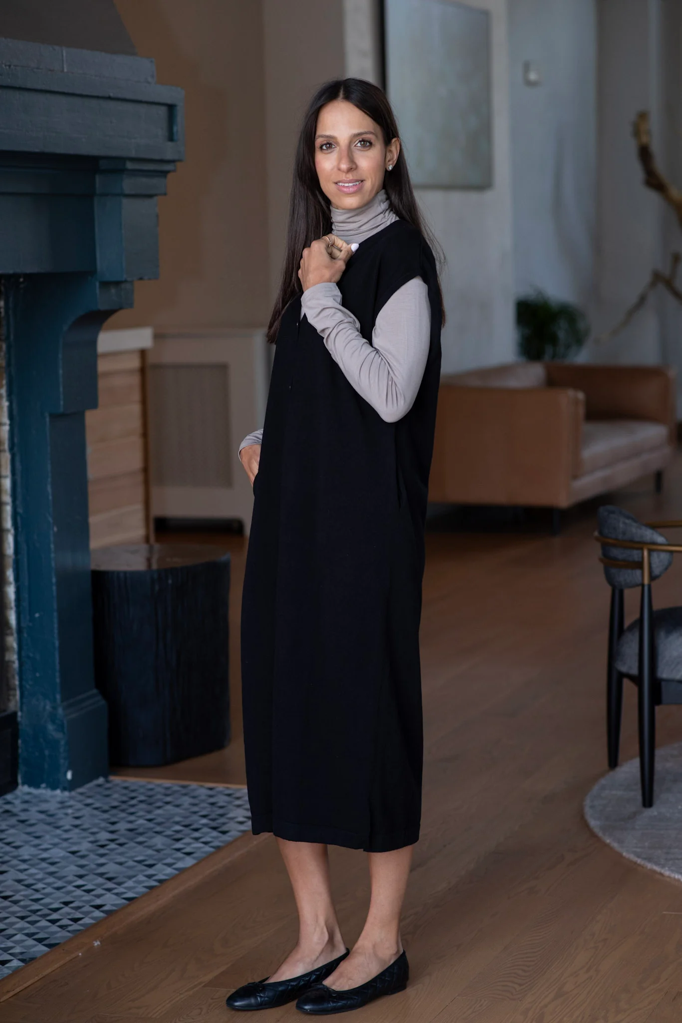 V-LONG BUTTON DOWN CARDIGAN - Image 6